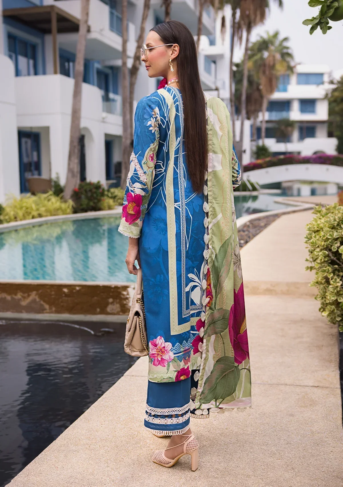 Elaf Prints Lawn Collection – EOP-08B WHIMSY TOSCANA - Image 3