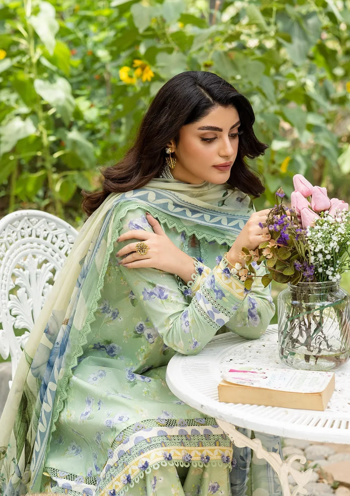 Elaf Prints Lawn – ECD-2B BASILE - Image 4