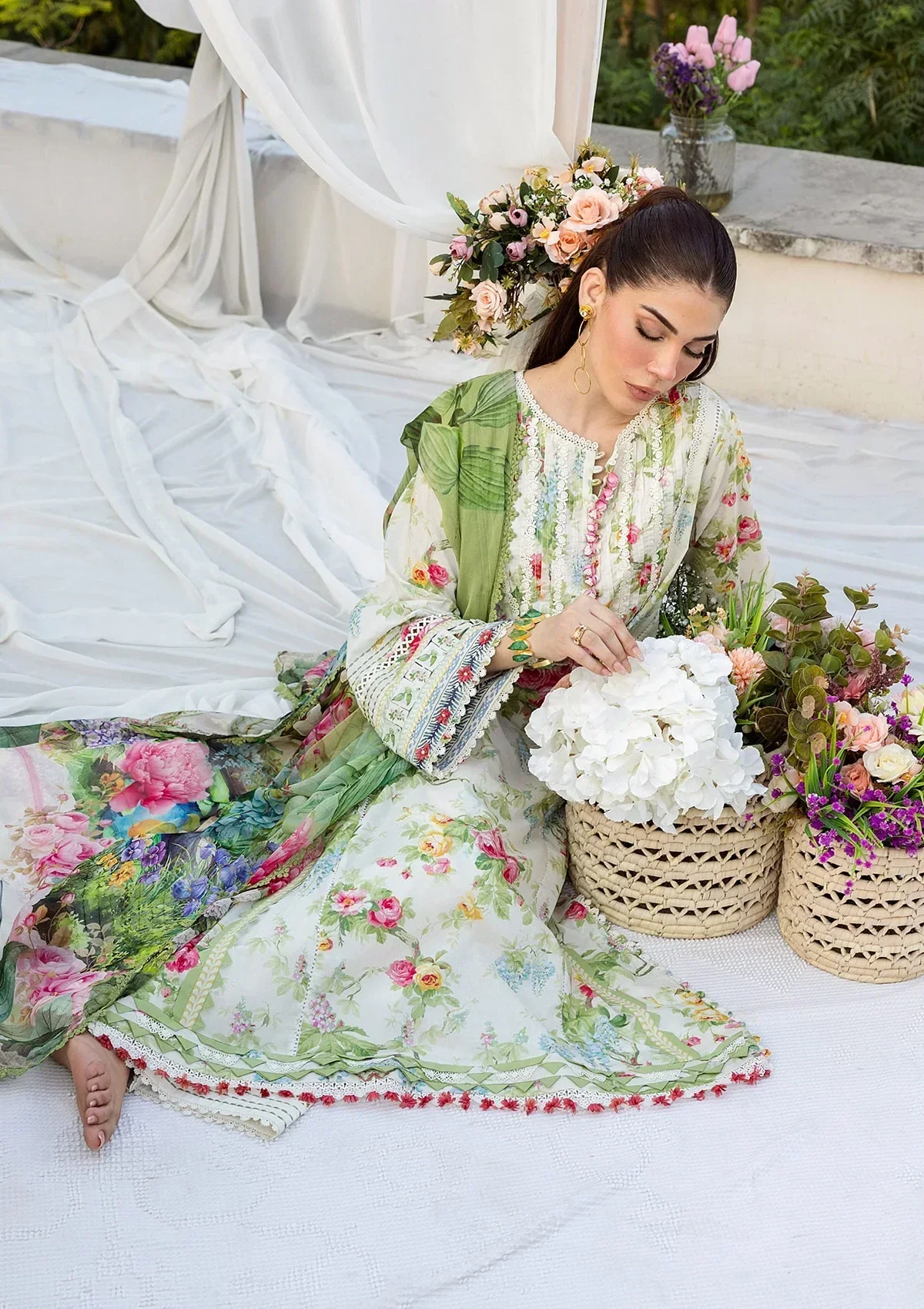 Elaf Prints Lawn – ECD-6A BLOSSOMEA