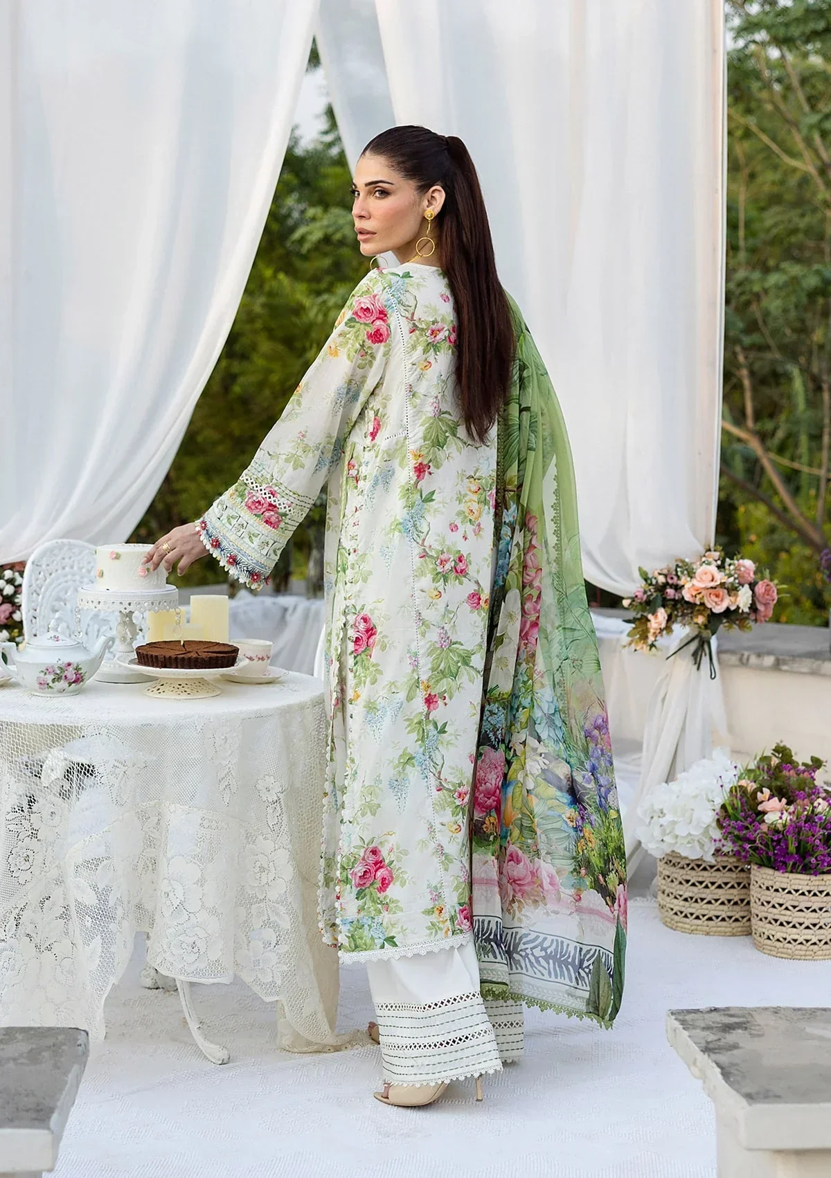 Elaf Prints Lawn – ECD-6A BLOSSOMEA - Image 5