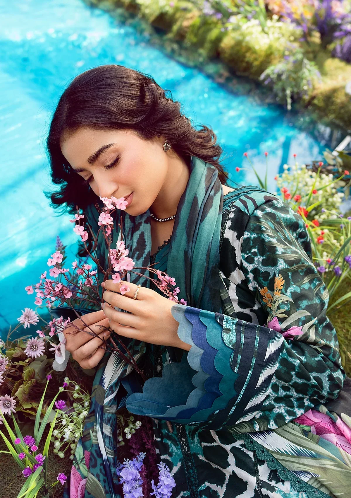 Elaf Prints Lawn Vol-2 – EPS-4A SABLE LUXE - Image 9