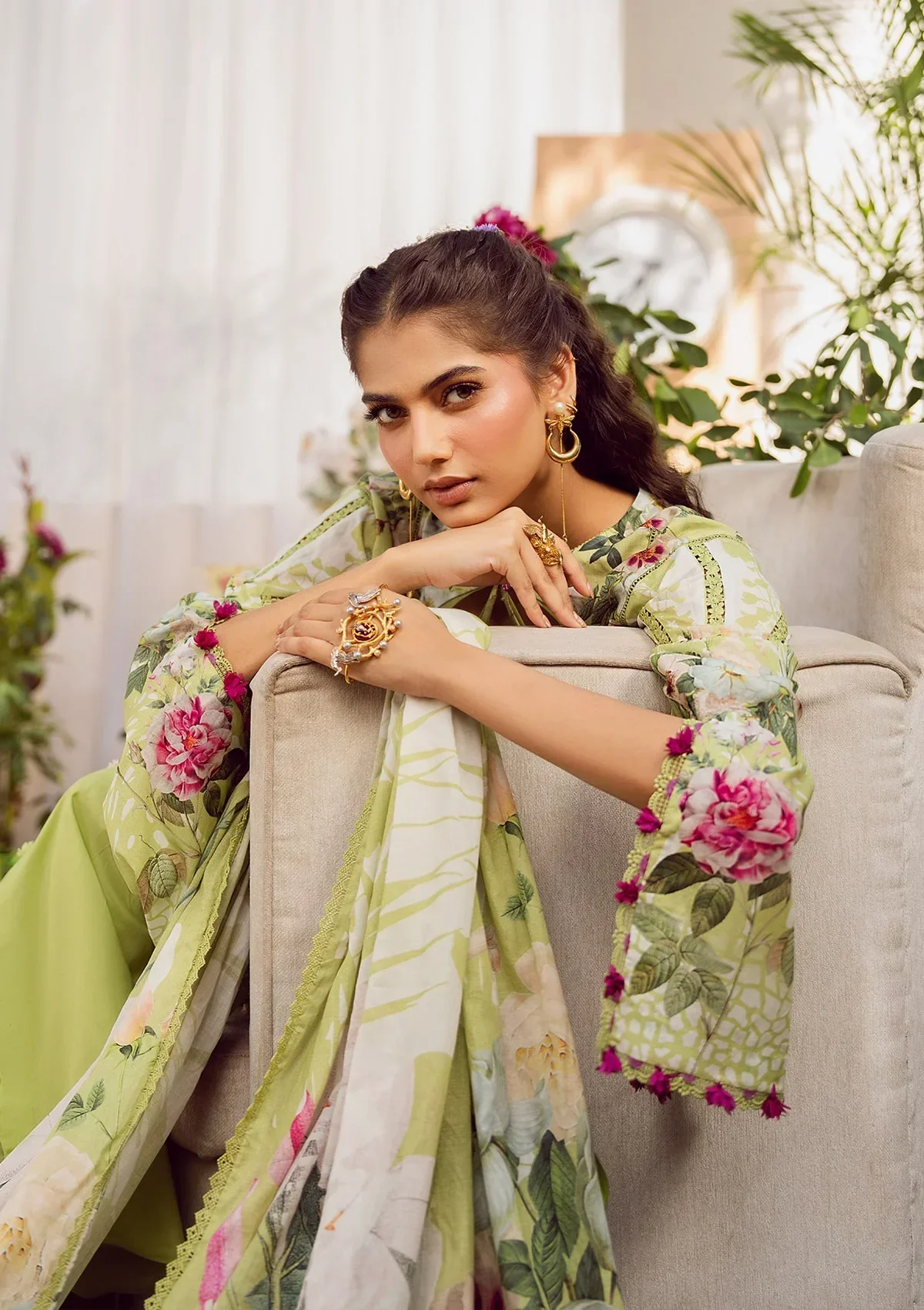 Elaf Prints Lawn Vol-2 – EPS-5A LUSH RADIANCE - Image 10