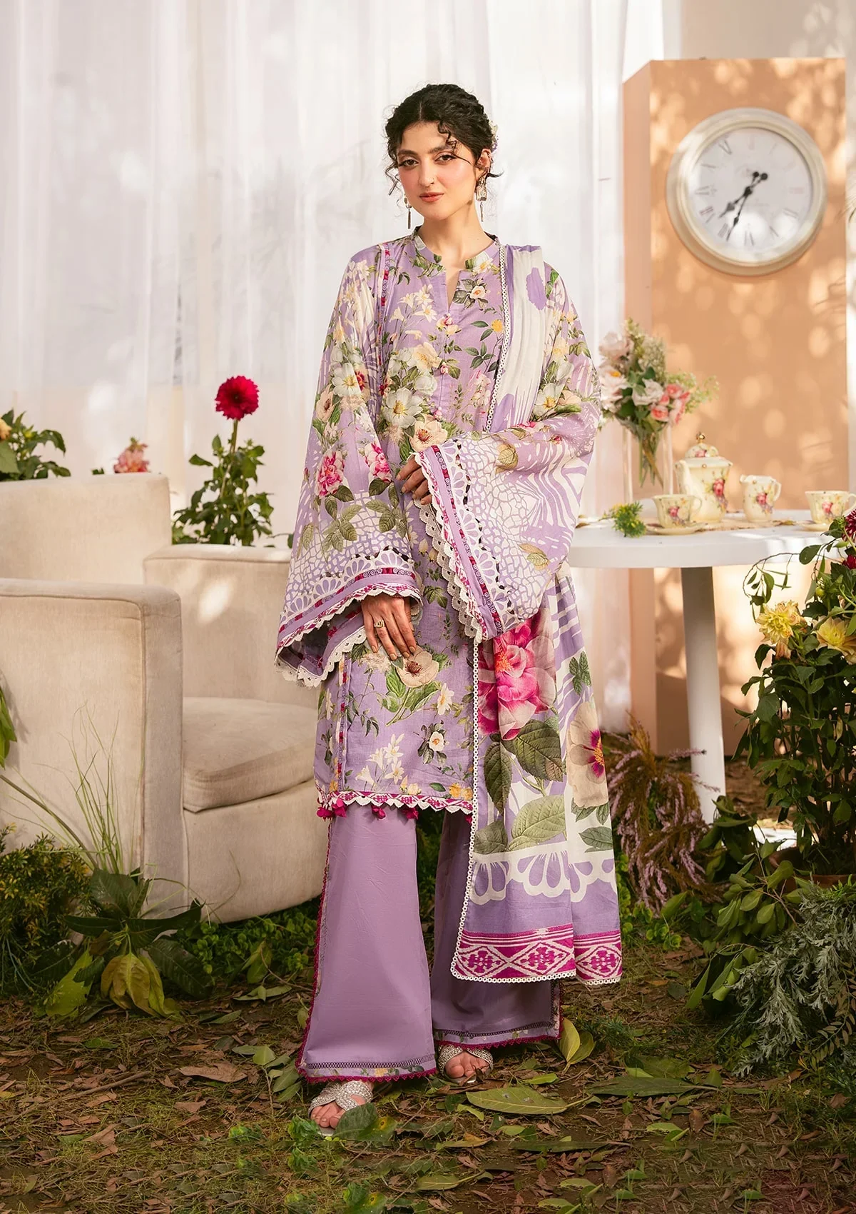 Elaf Prints Lawn Vol-2 – EPS-5B LILABELLE - Image 8