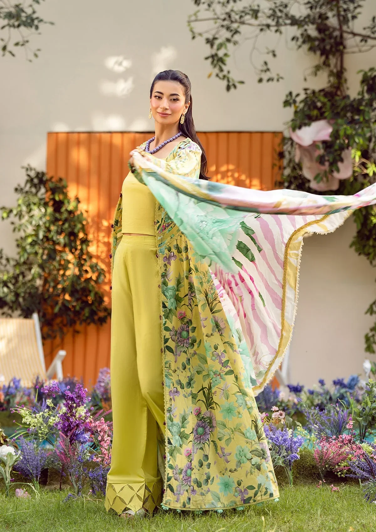 Elaf Prints Lawn Vol-2 – EPS-7A DAISY FIELDS - Image 5