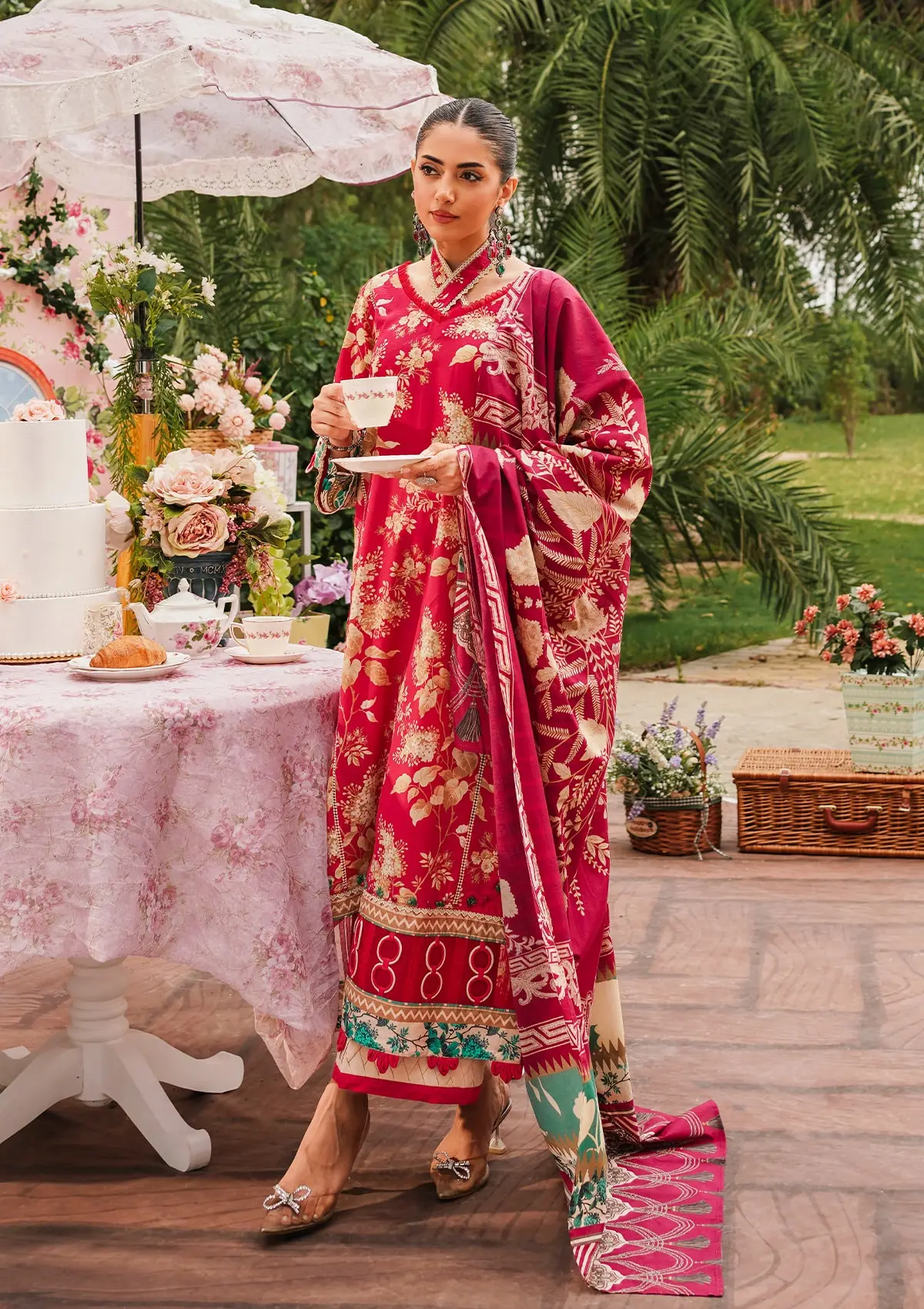 Elaf Prints Printed Lawn – EEP-04A - Flores de Amor - Image 4