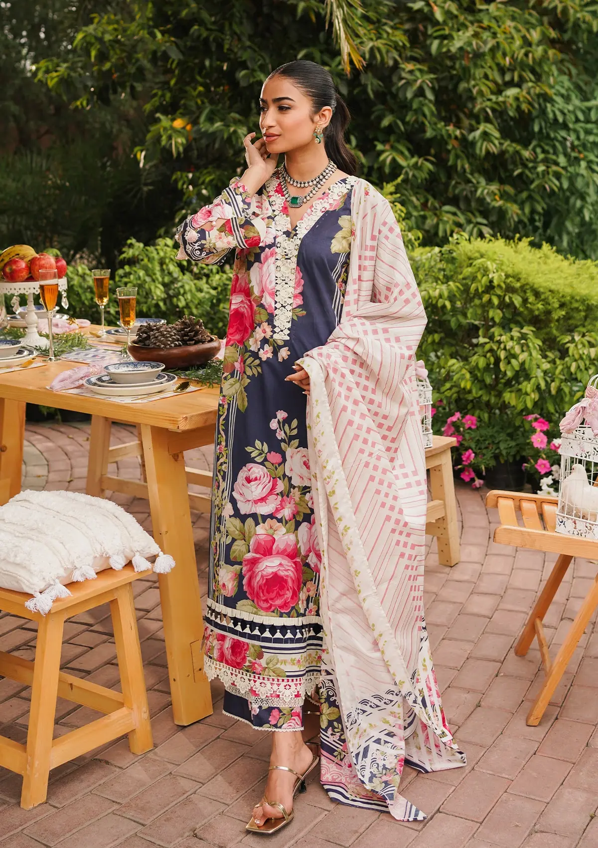 Elaf Prints Printed Lawn – EEP-05B - Amica - Image 4
