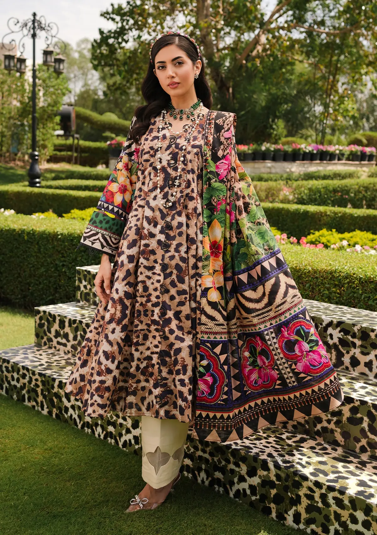 Elaf Prints Printed Lawn – EEP-06A - Menagerie - Image 2