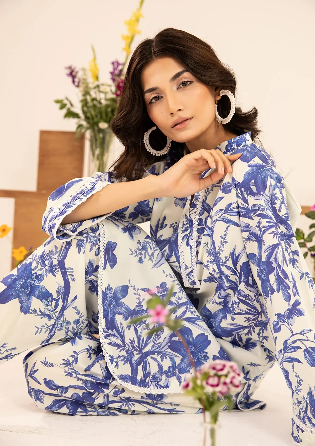 Elaf RTW/Stitched 2PC Lawn – EPT-01 CRIMSAL - Image 6