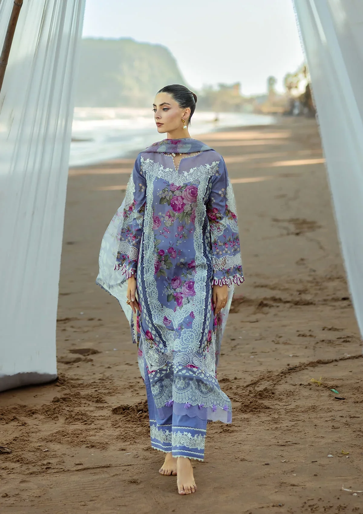 Elaf Signature Embroidered Spring/Summer Lawn – ETS-02A SAVANNAH - Image 10
