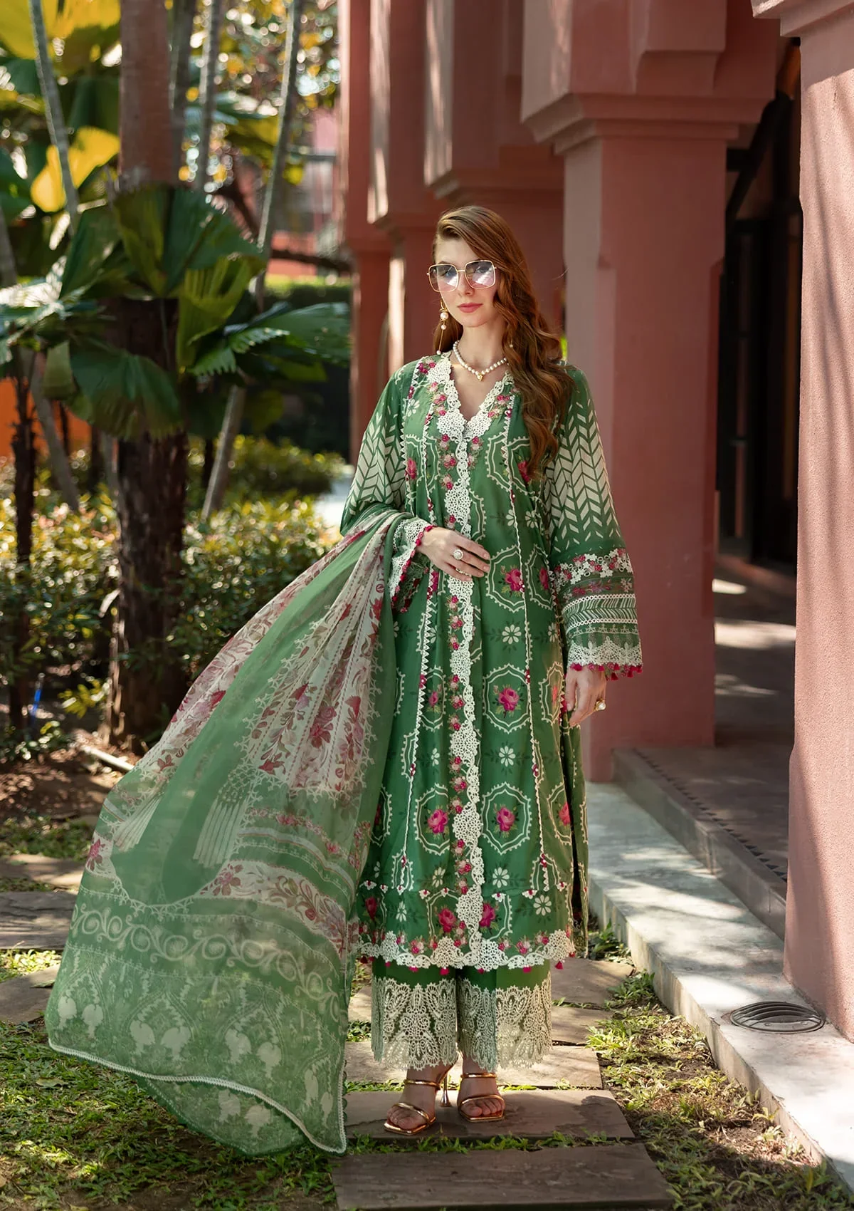 Elaf Signature Embroidered Spring/Summer Lawn – ETS-04B EDEN - Image 3