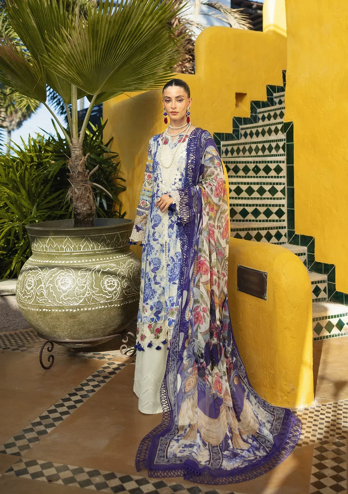 Elaf Signature Embroidered Spring/Summer Lawn – ETS-05B SERENE - Image 6