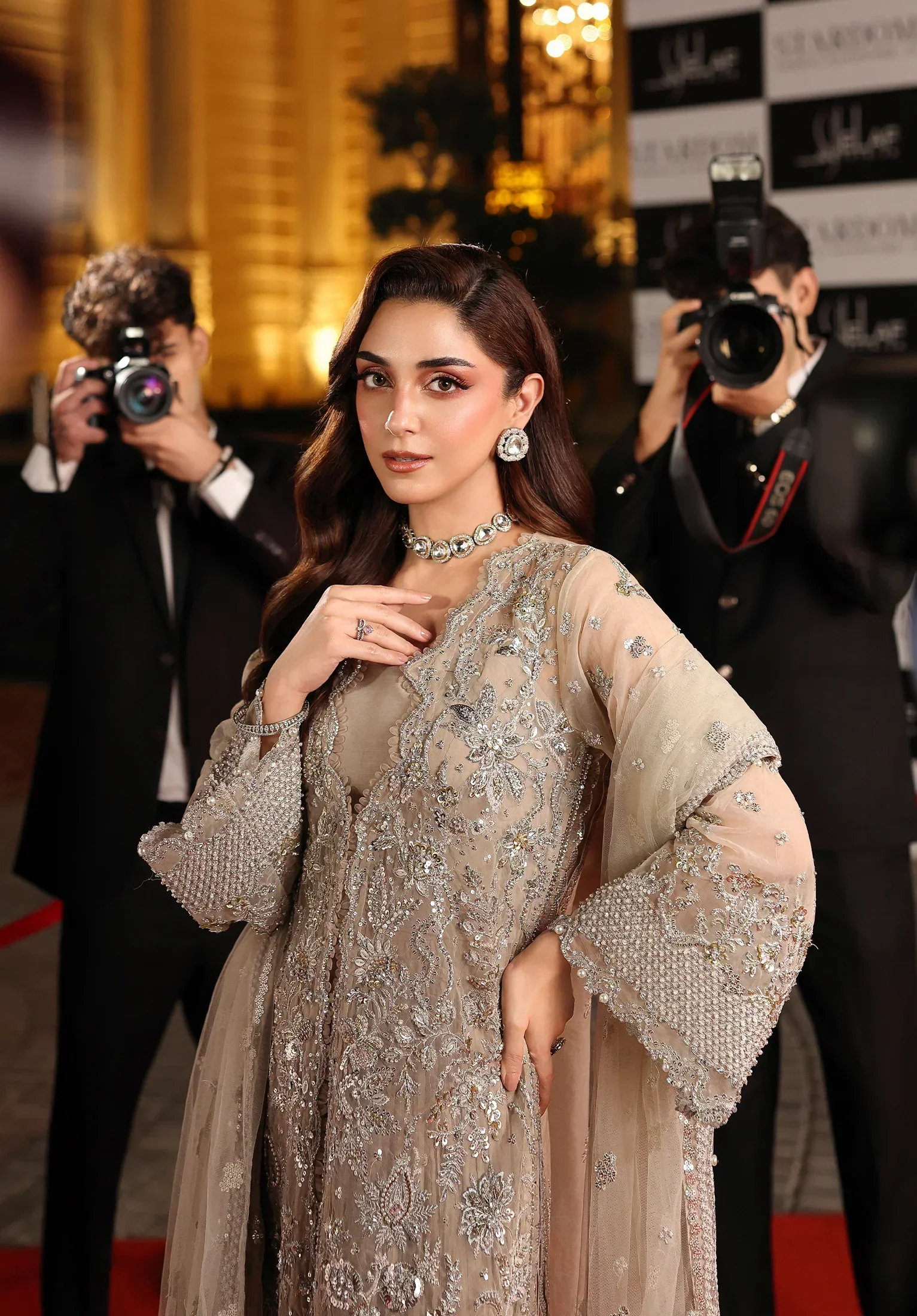 Elaf Stardom Luxury Handwork Wedding Formals – ESH-08 STARDUST - Image 4