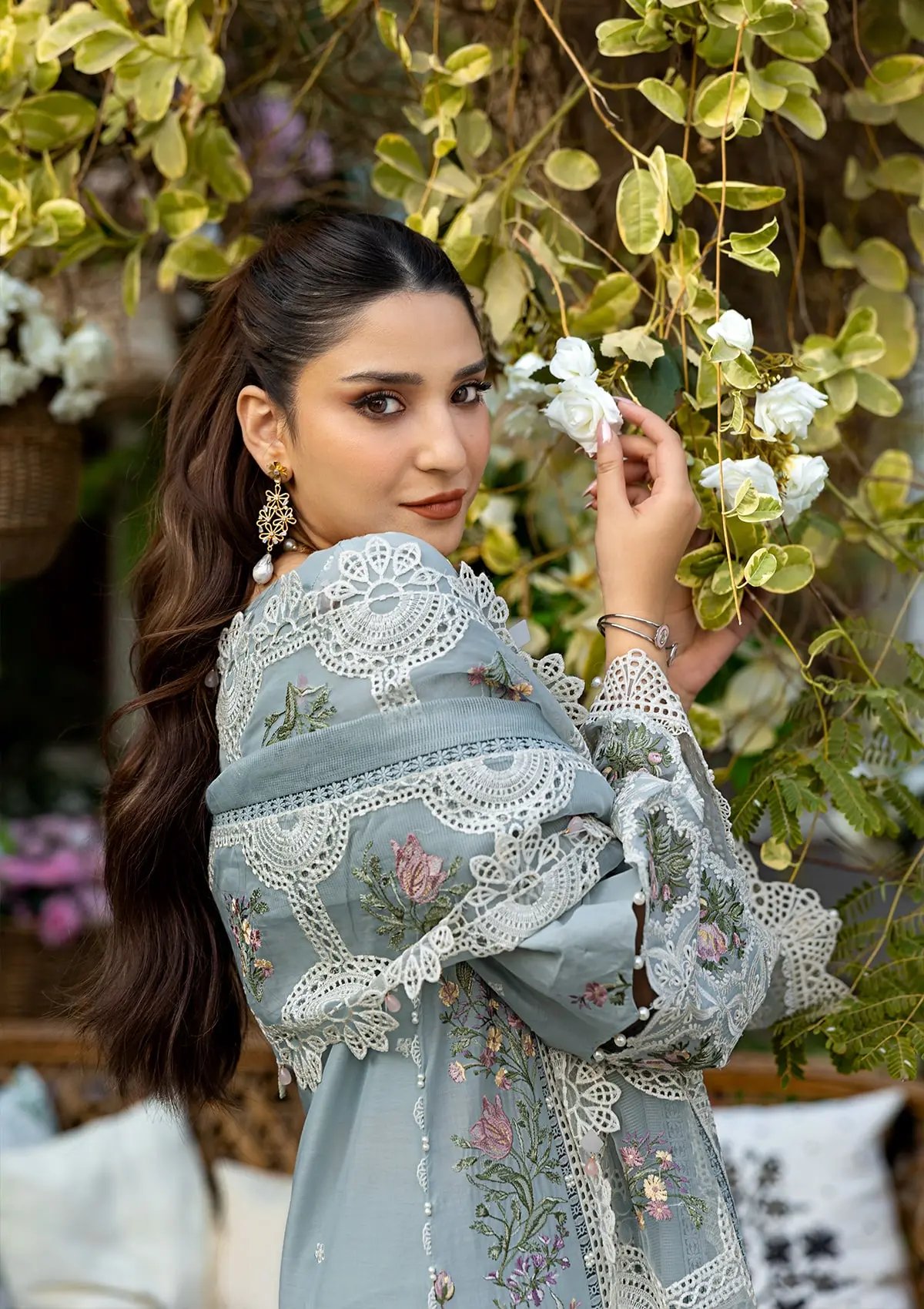 Elaf Summer Luxury Lawn – ELM-3B SAMAA - Image 7