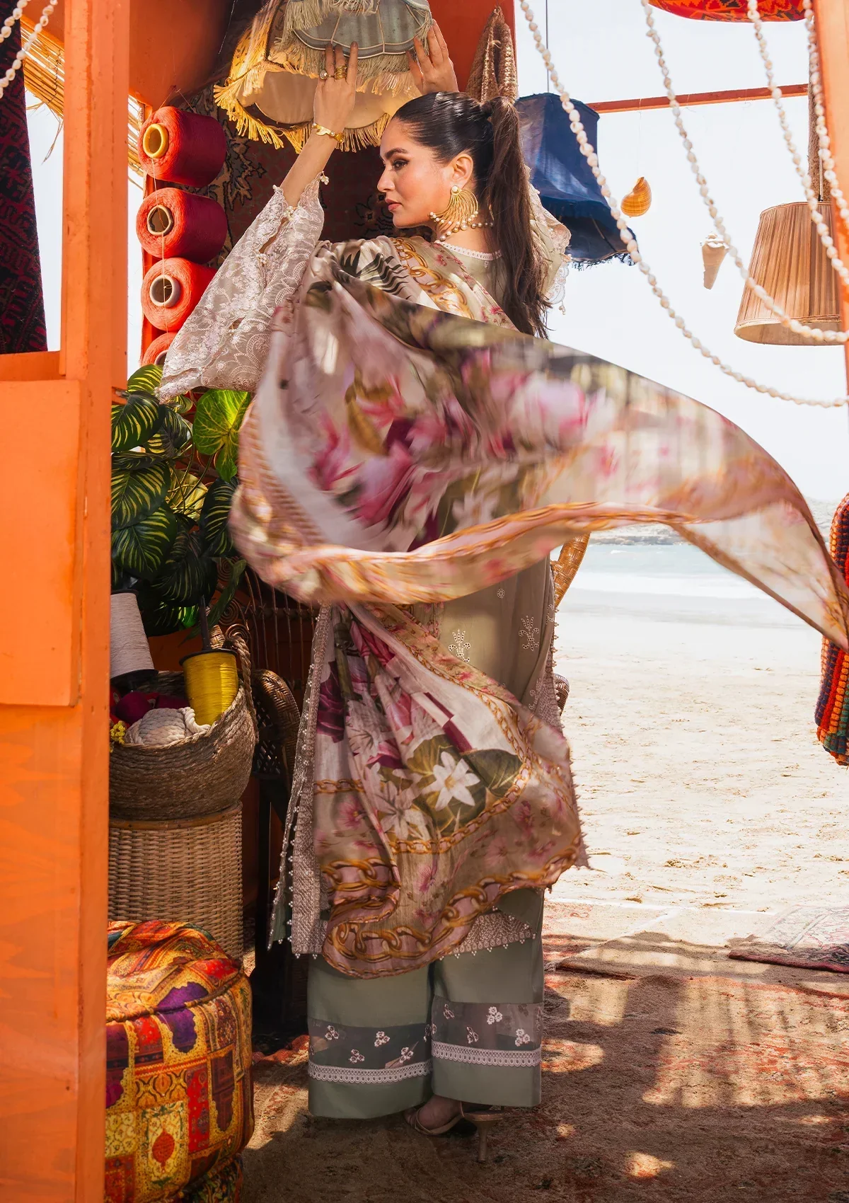 Elaf X Hania Aamir Hai Kuch Festive Lawn – EHK-08 Pur Shokh - Image 6