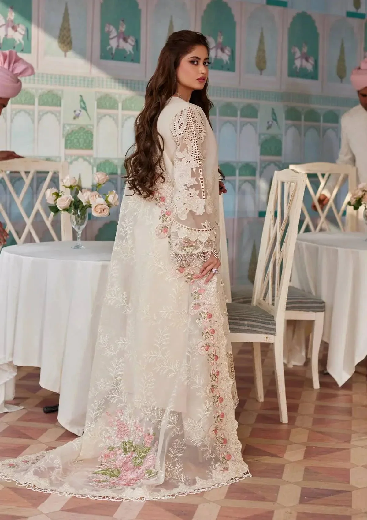 Elaf x Sajal Aly Eid Edit Lawn Collection – ELE-01A MOTIA - Image 2