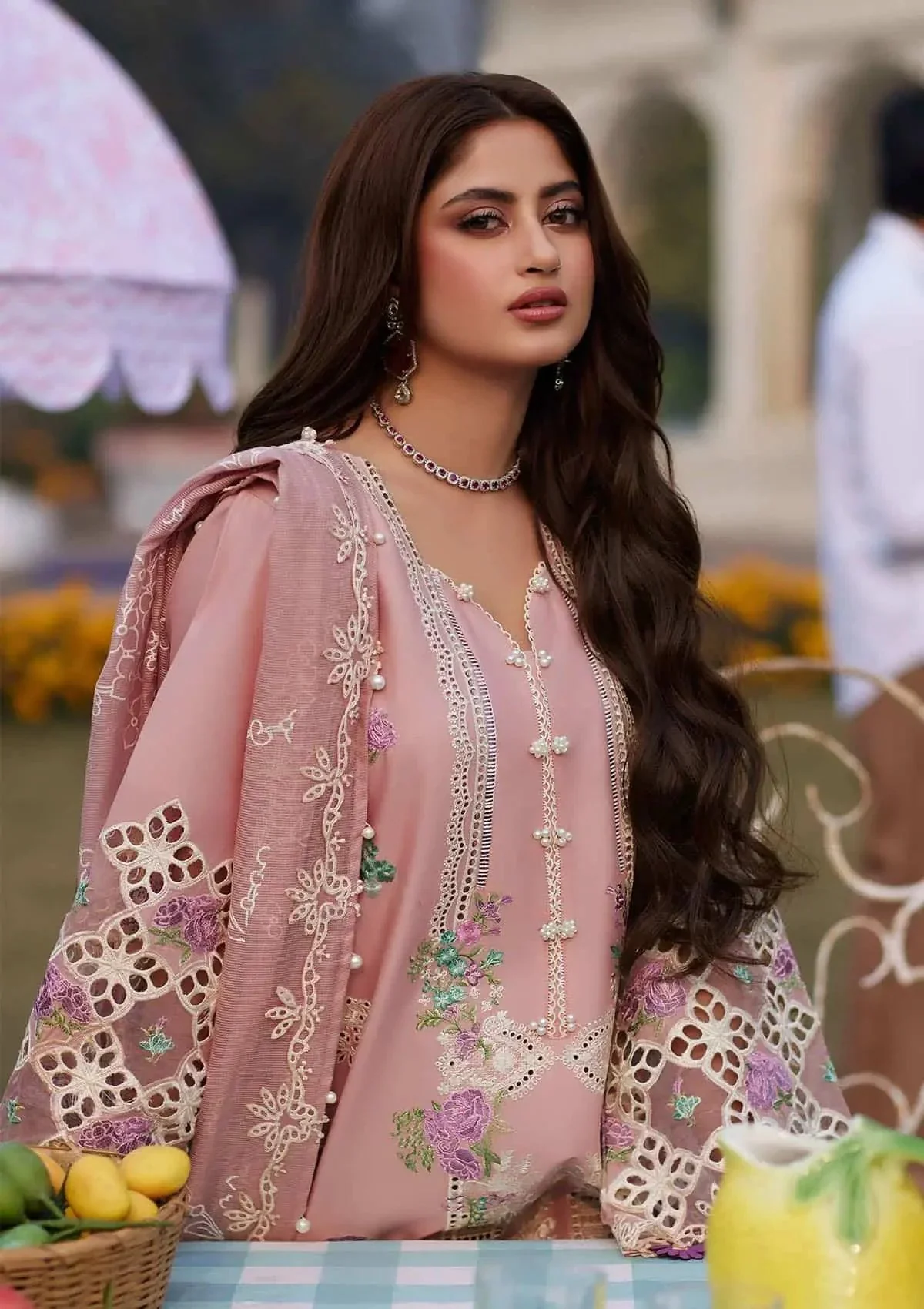 Elaf x Sajal Aly Eid Edit Lawn Collection – ELE-02A ZOREH - Image 7