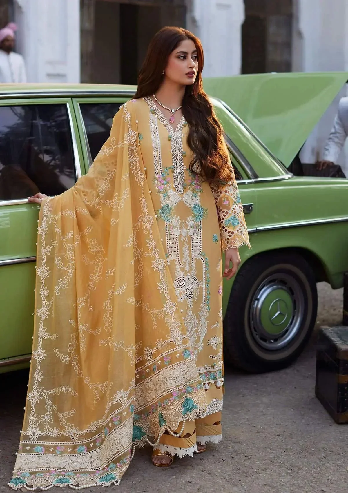 Elaf x Sajal Aly Eid Edit Lawn Collection – ELE-02B DANIA - Image 2
