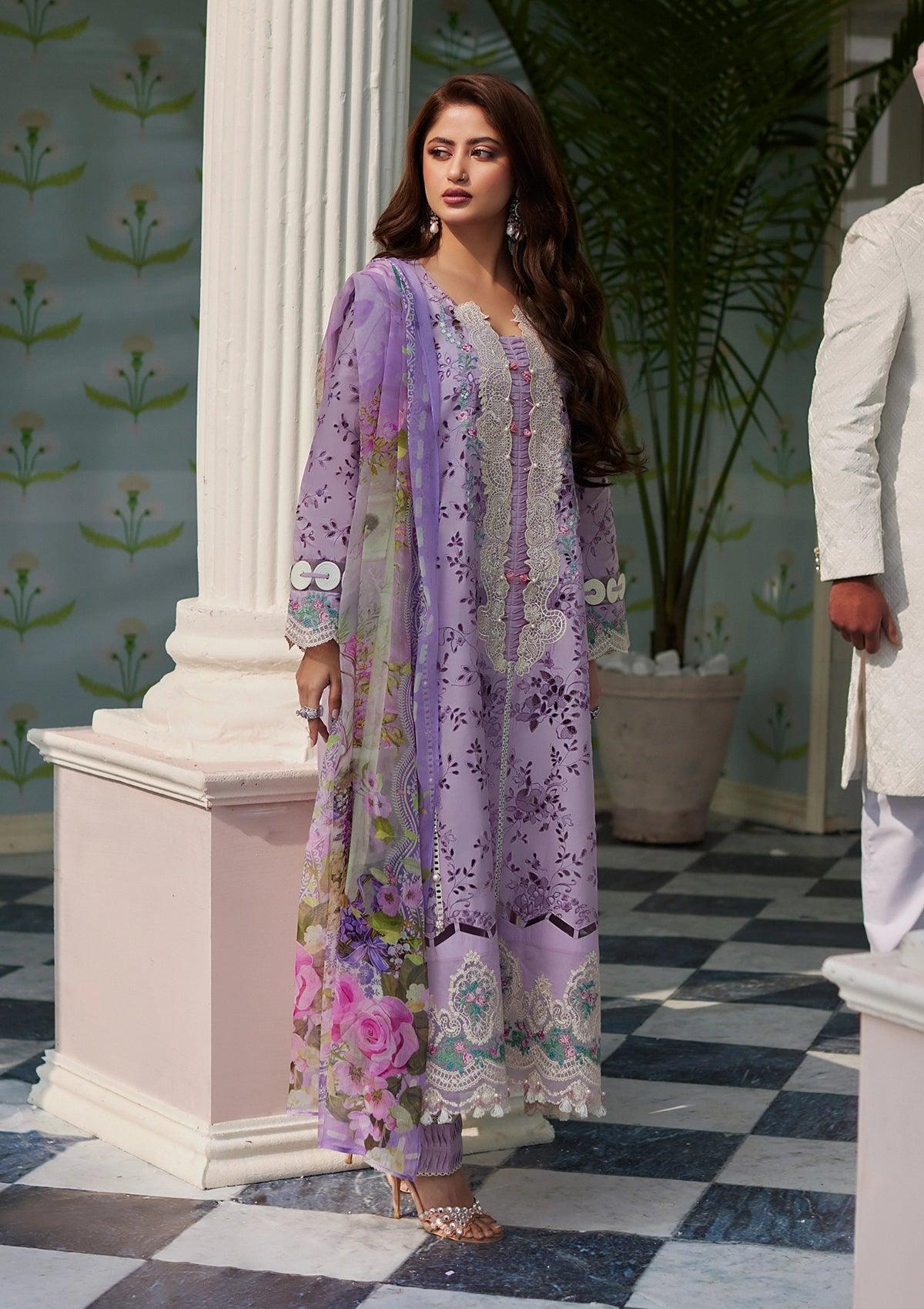 Elaf x Sajal Aly Eid Edit Lawn Collection – ELE-03 AFSANEH - Image 4