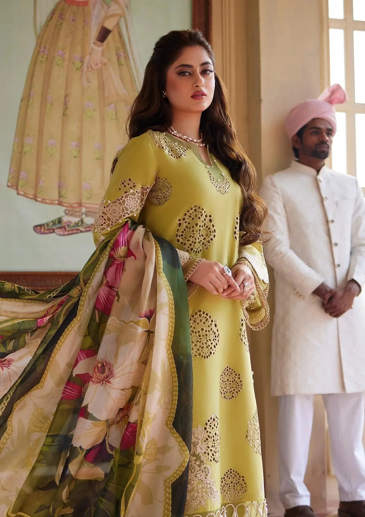 Elaf x Sajal Aly Eid Edit Lawn Collection – ELE-05 MEENAH - Image 5