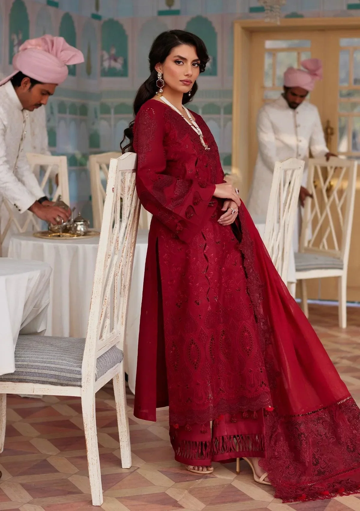 Elaf x Sajal Aly Eid Edit Lawn Collection – ELE-06 WAFA - Image 6