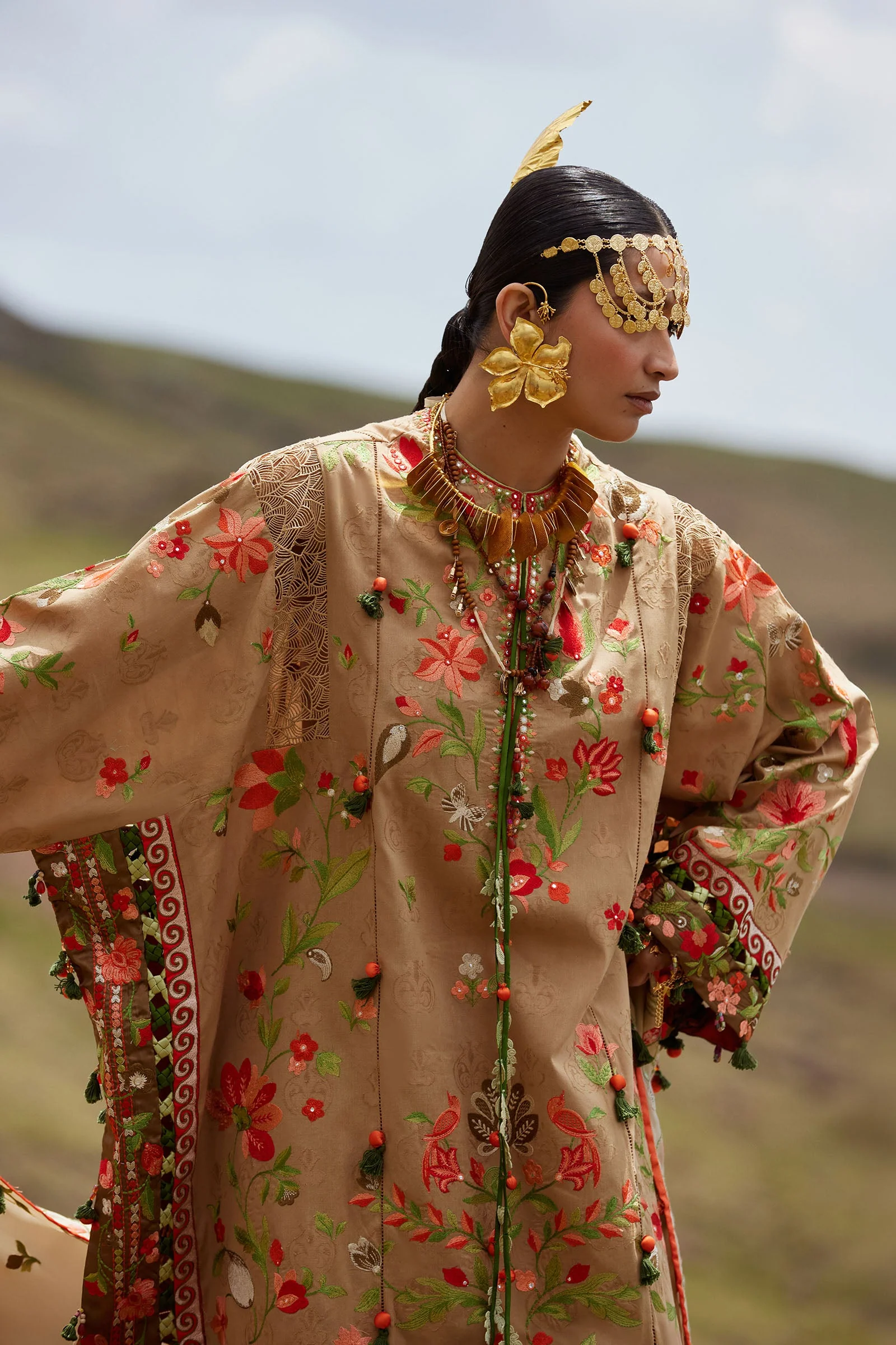 Elan Kashmee Luxury Eid Lawn – DEODAR (EL26-12 B) - Image 4