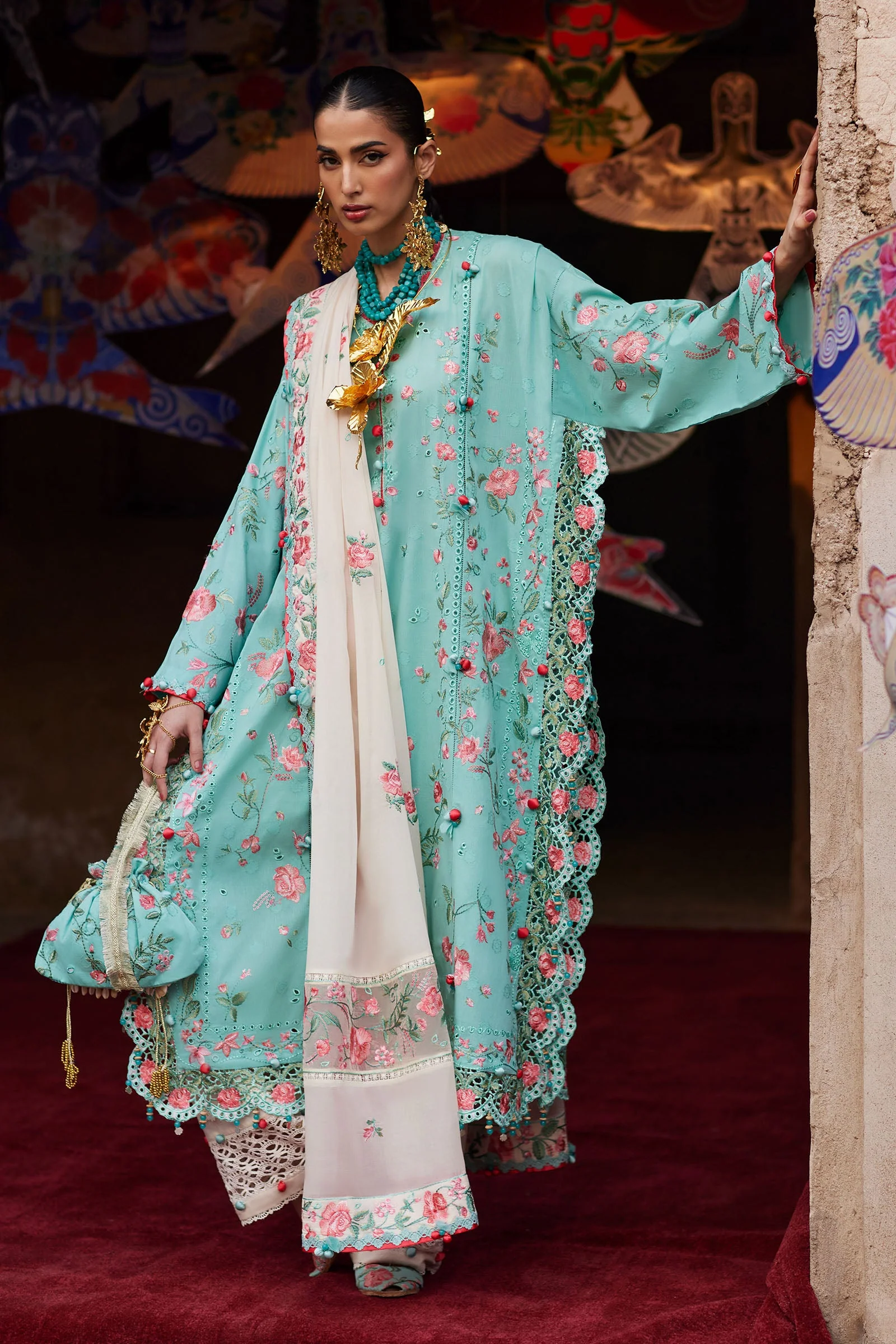 Elan Kashmee Luxury Eid Lawn – GULRAAZ (EL26-08 B)