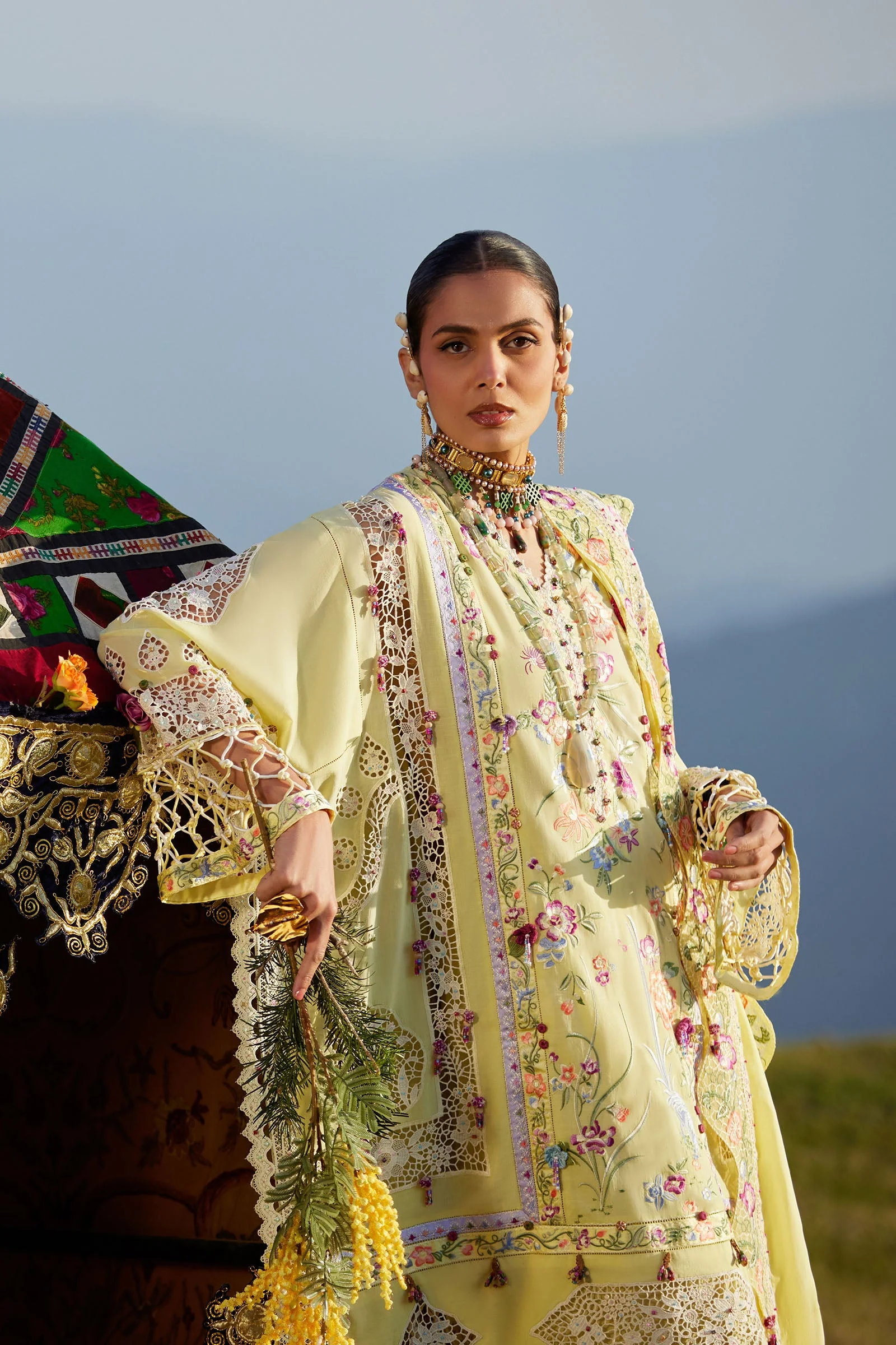 Elan Kashmee Luxury Eid Lawn – NEELUNE (EL26-05 A) - Image 4