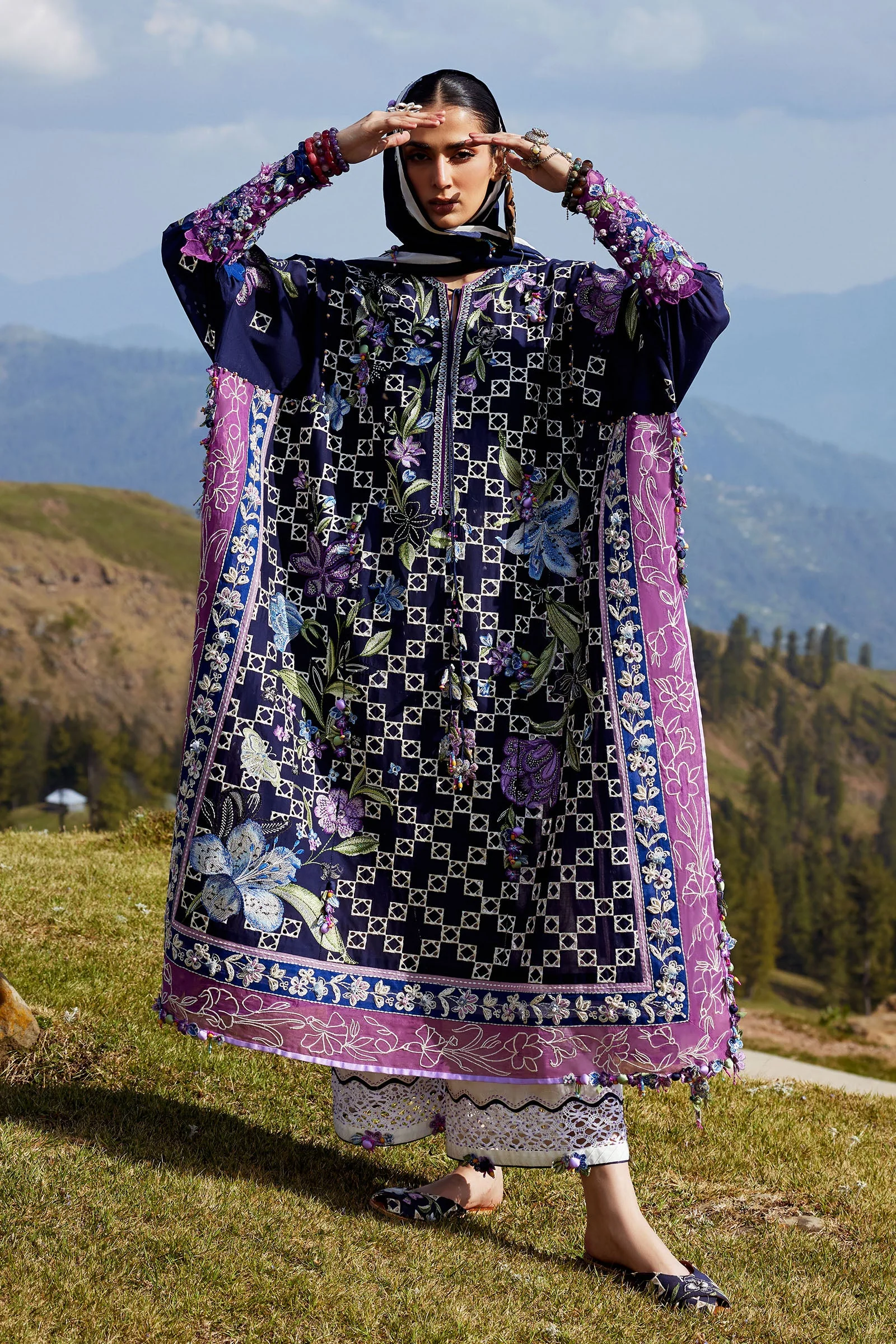 Elan Kashmee Luxury Eid Lawn – SONAMARG (EL26-09 B) - Image 2