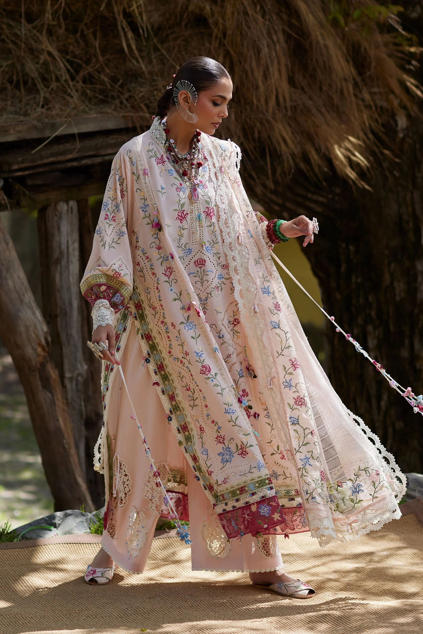Elan Kashmee Luxury Eid Lawn – SOZRAAG (EL26-03 A) - Image 2
