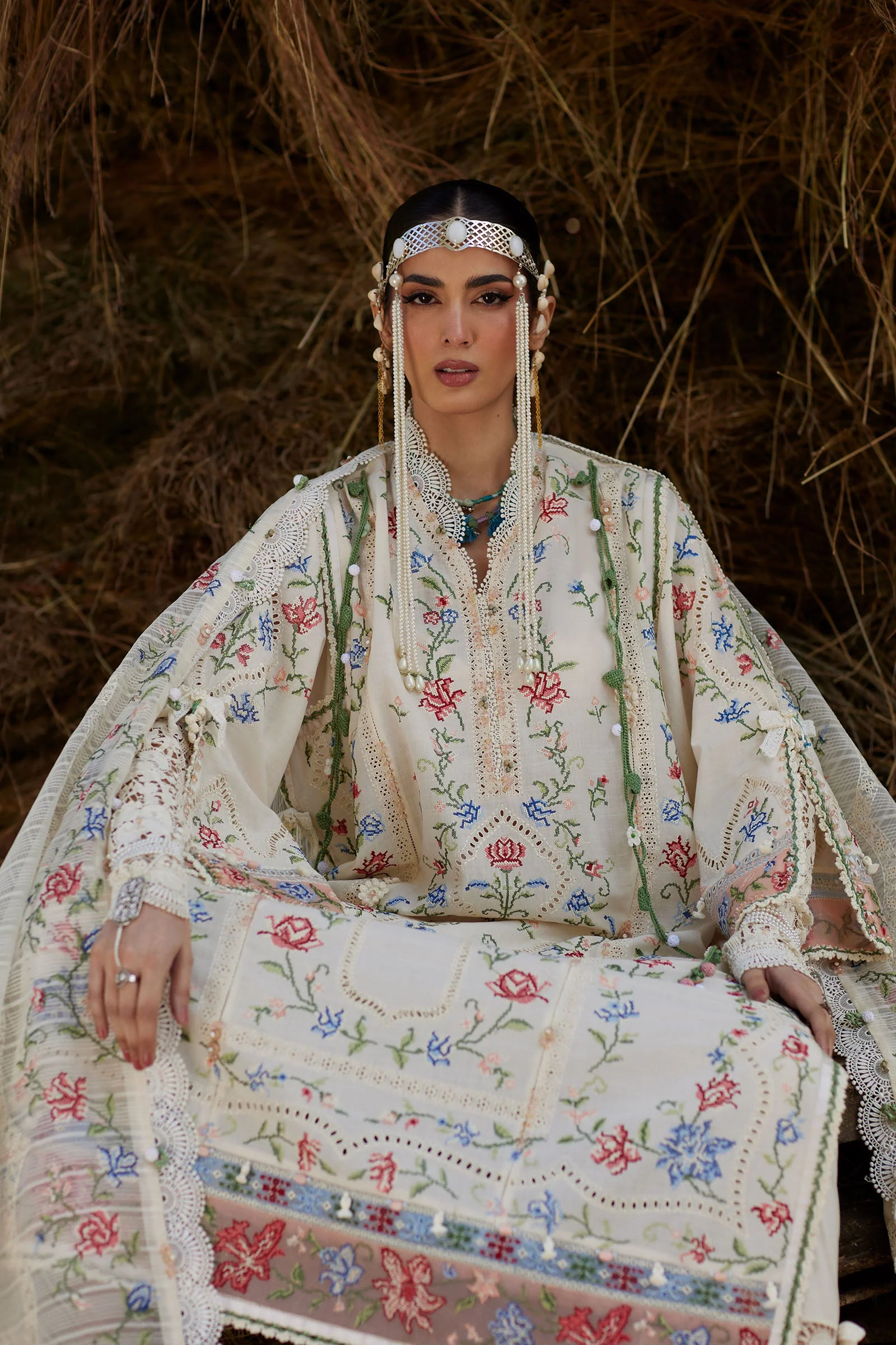 Elan Kashmee Luxury Eid Lawn – SOZRAAG (EL26-03 B) - Image 3