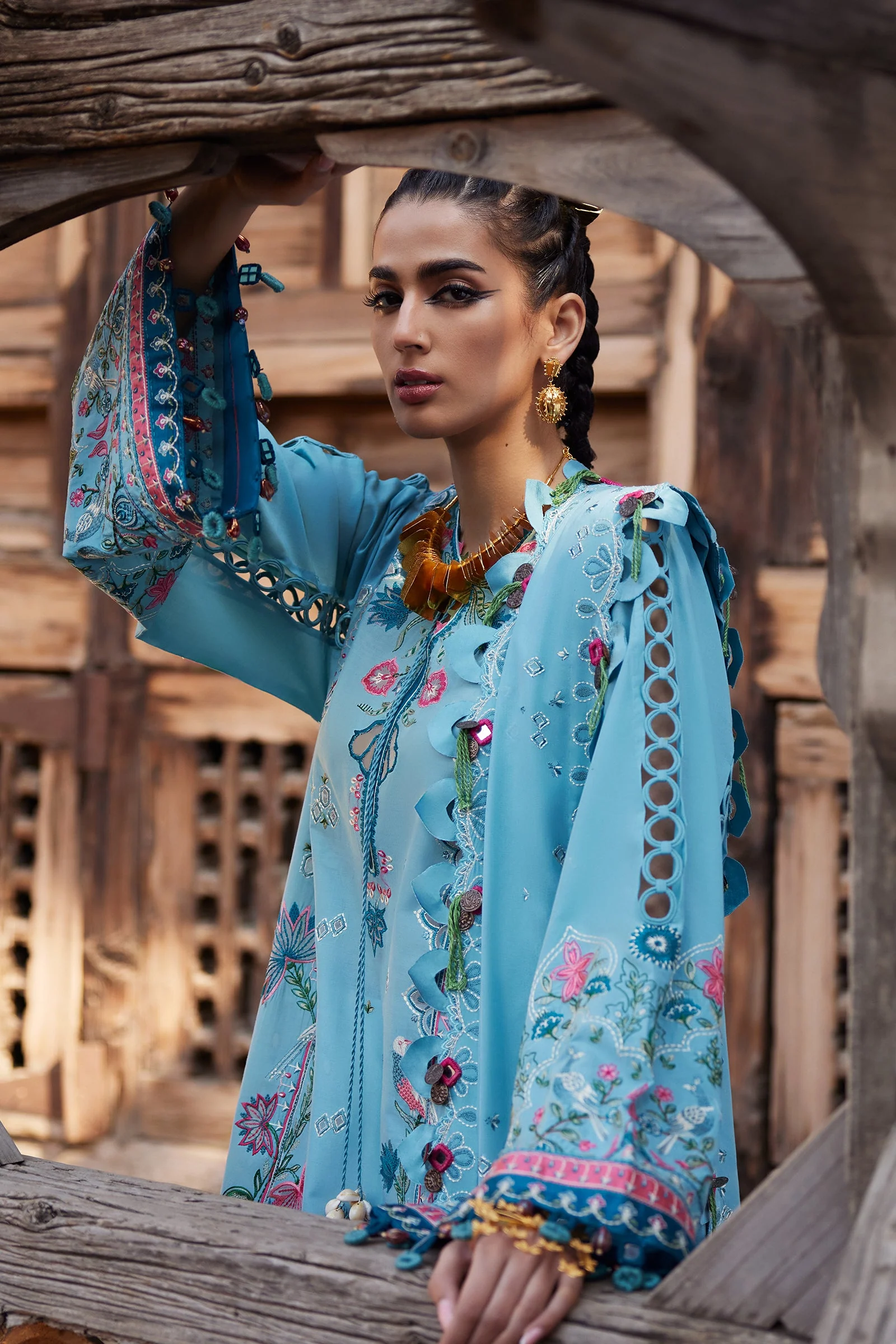 Elan Luxury Lawn – ISLA BLEU (EL25-11 A) - Image 7