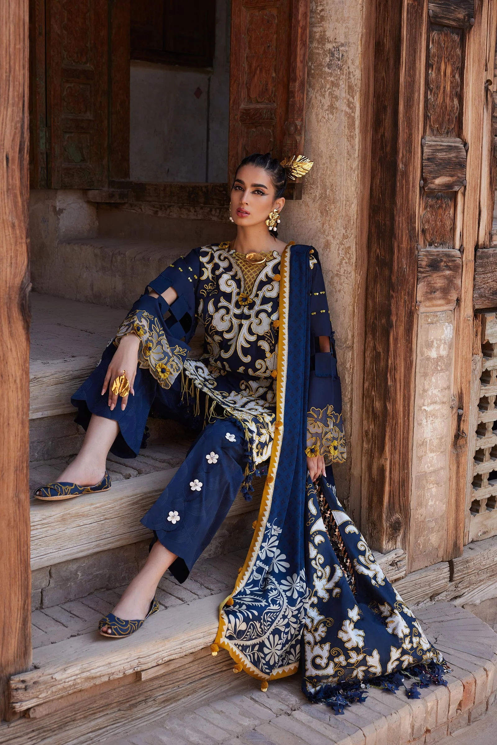 Elan Luxury Lawn 2025 – SOLENE (EL25-03 B) - Image 2