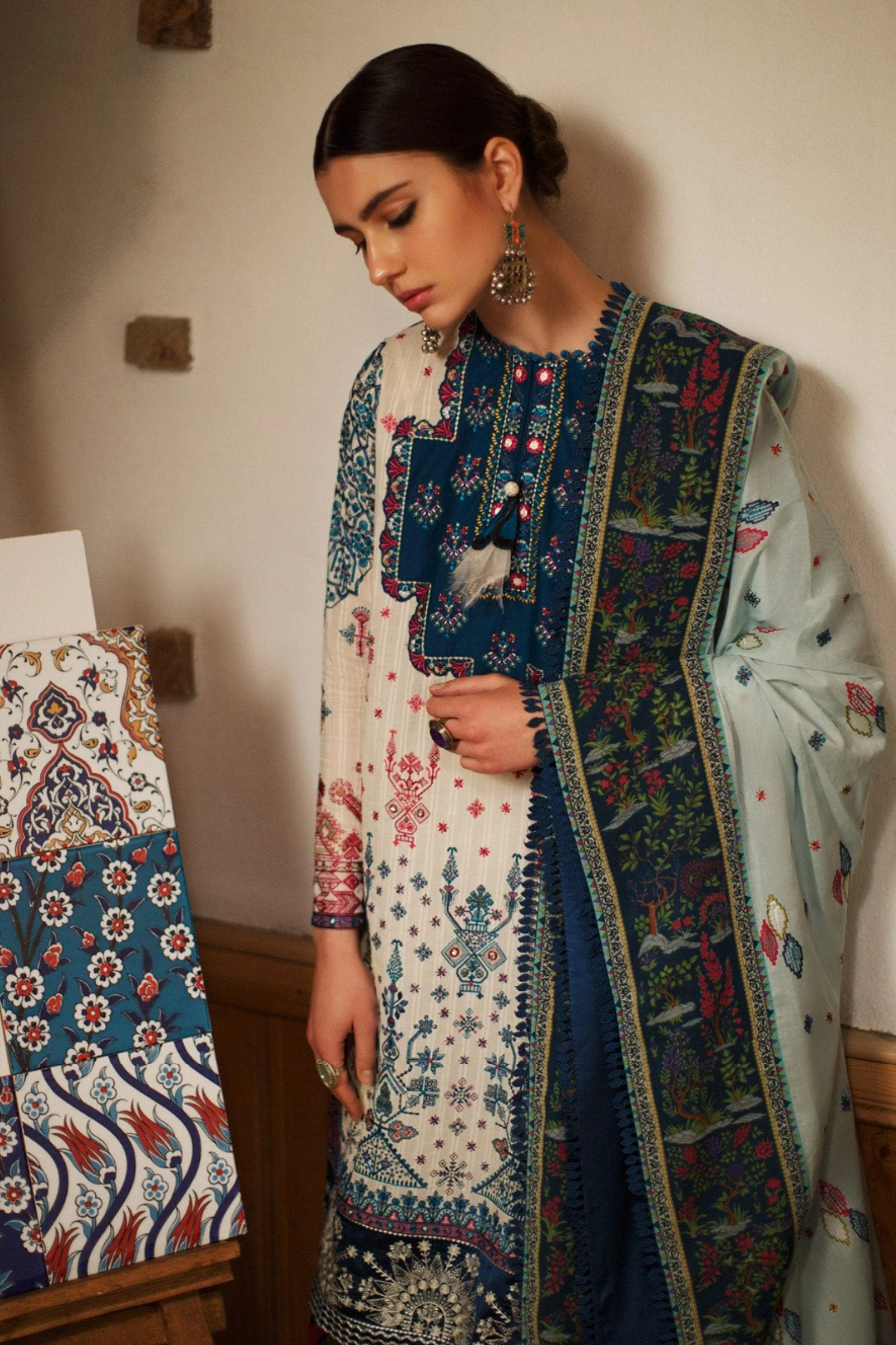 Élan Luxury Lawn Collection 2021 – EL21-01 B (MELIKE) - Image 6
