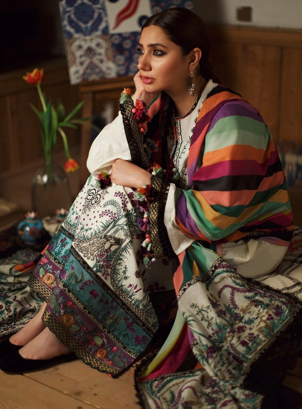 Élan Luxury Lawn Collection 2021 – EL21-03 A (NAZIK) - Image 3