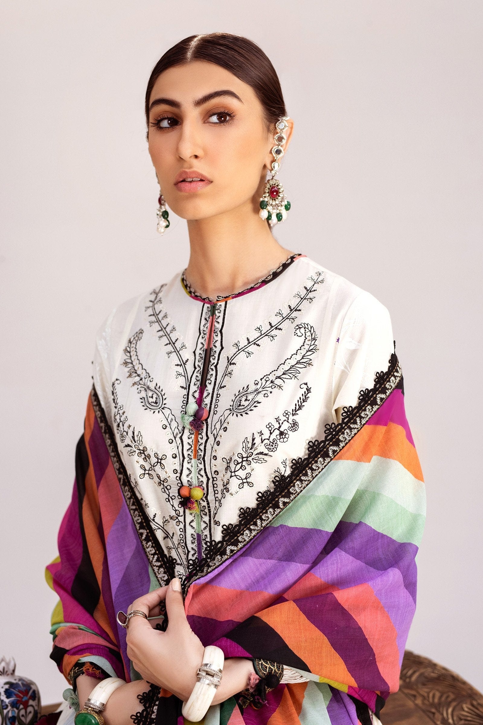 Élan Luxury Lawn Collection 2021 – EL21-03 A (NAZIK) - Image 6