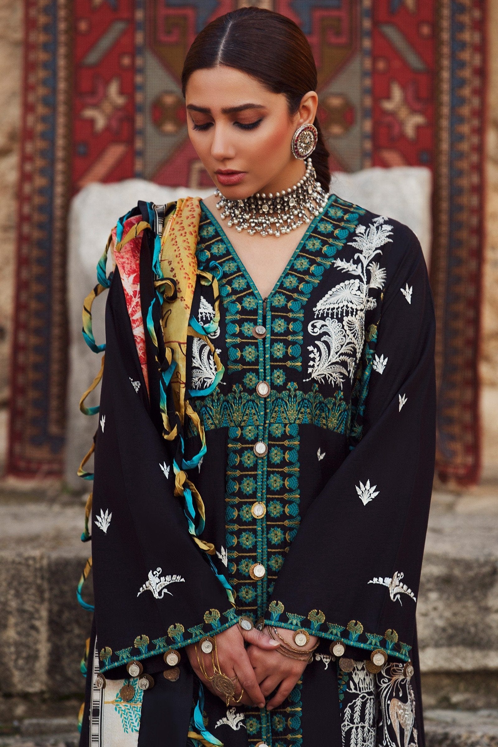 Élan Luxury Lawn Collection 2021 – EL21-15 A (AIYLA) - Image 2