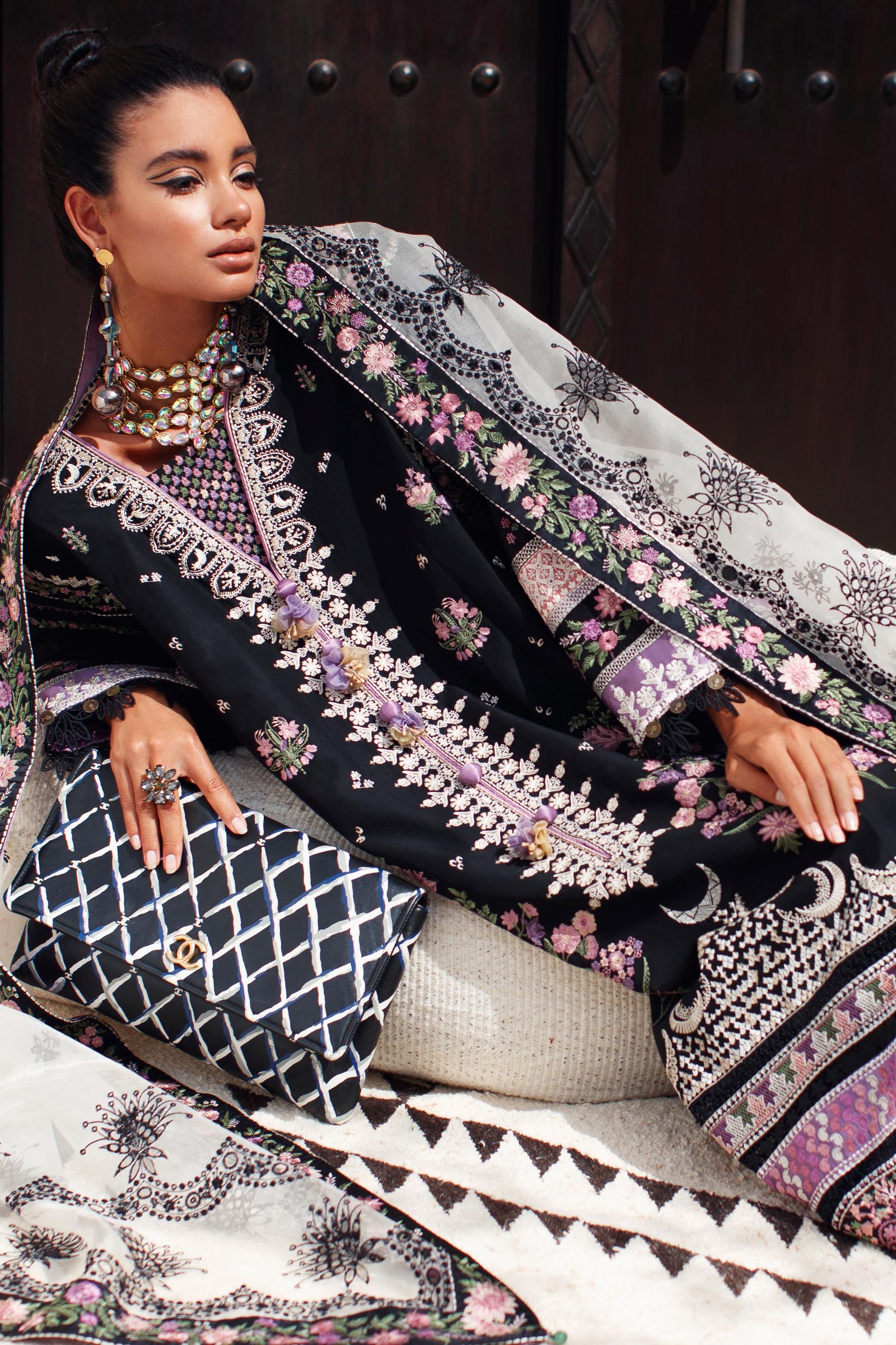 Élan Luxury Lawn Collection – EL22-02 A (ZENEL) - Image 2