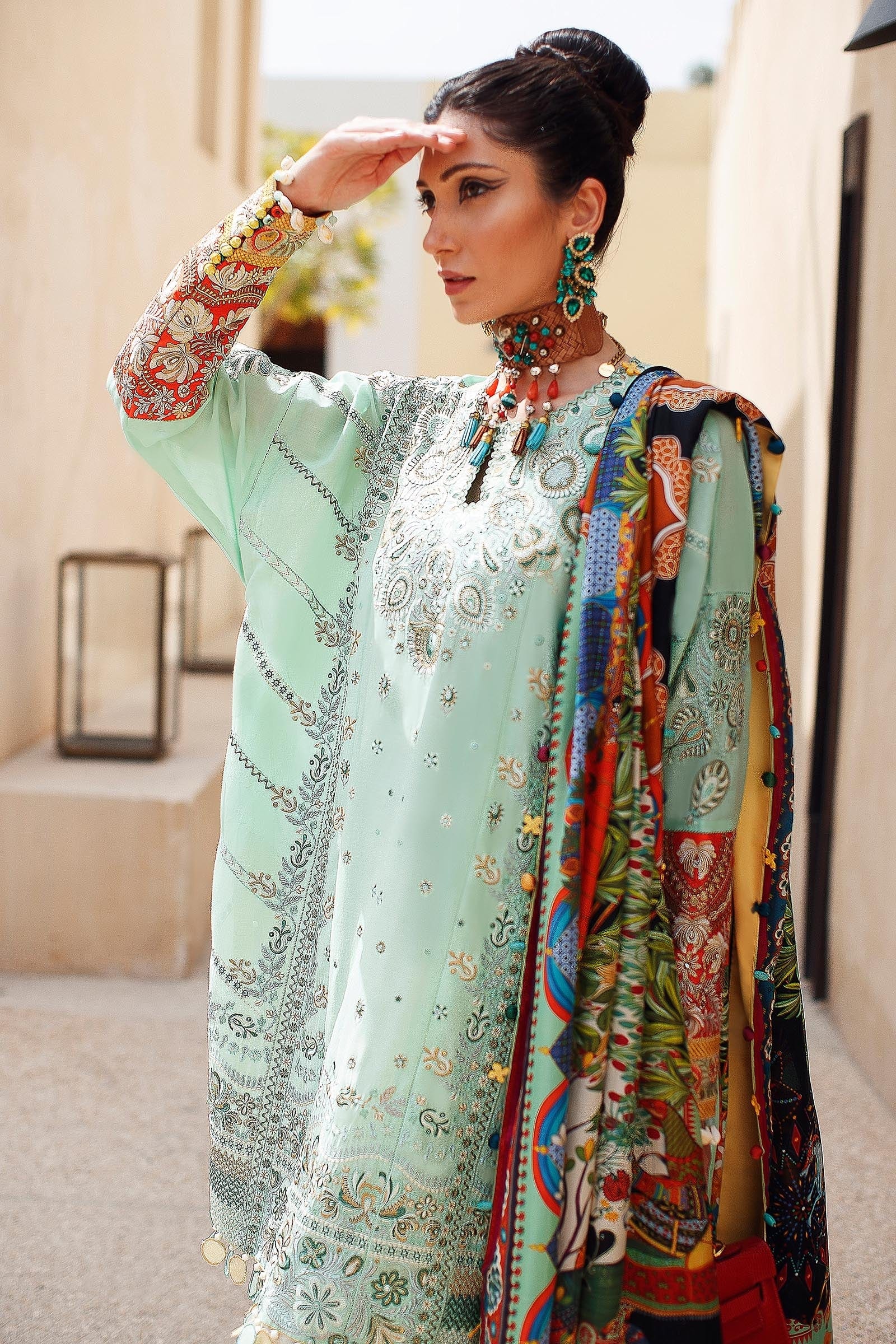 Élan Luxury Lawn Collection 2022 – EL22-09 B (NIMA) - Image 9