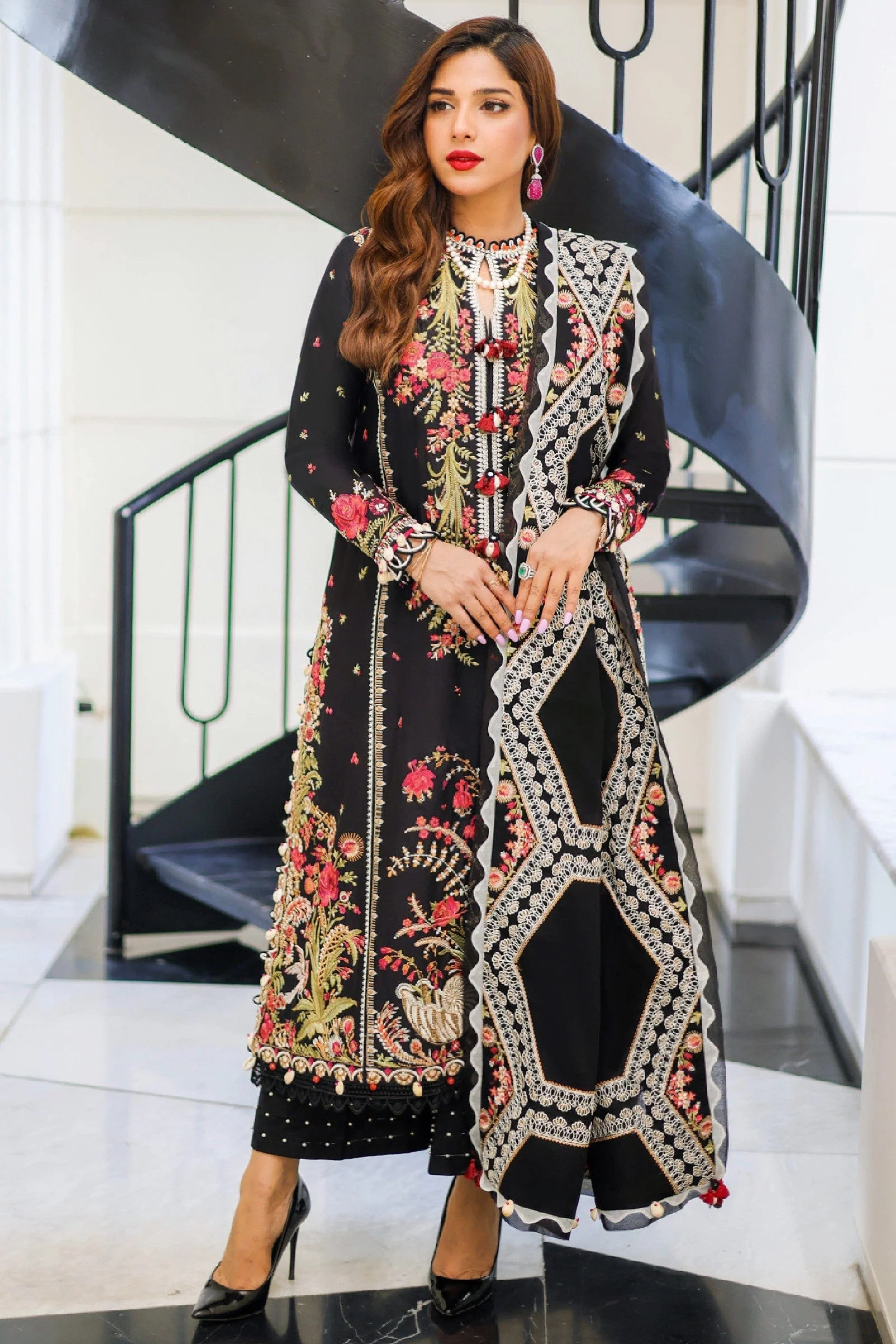 Élan Luxury Lawn Collection 2022 – EL22-12 A (AIREEN) - Image 2