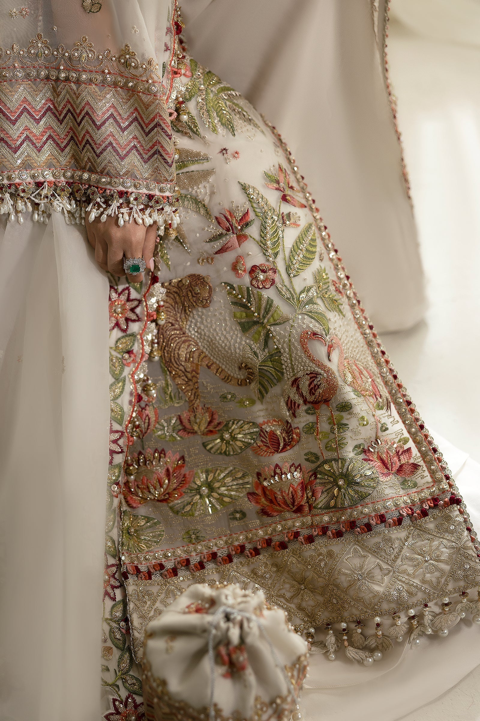 Elan x Ayeza Khan Luxury Festive Wedding Formals – BOTANICAL BLISS (EC24-02) - Image 7