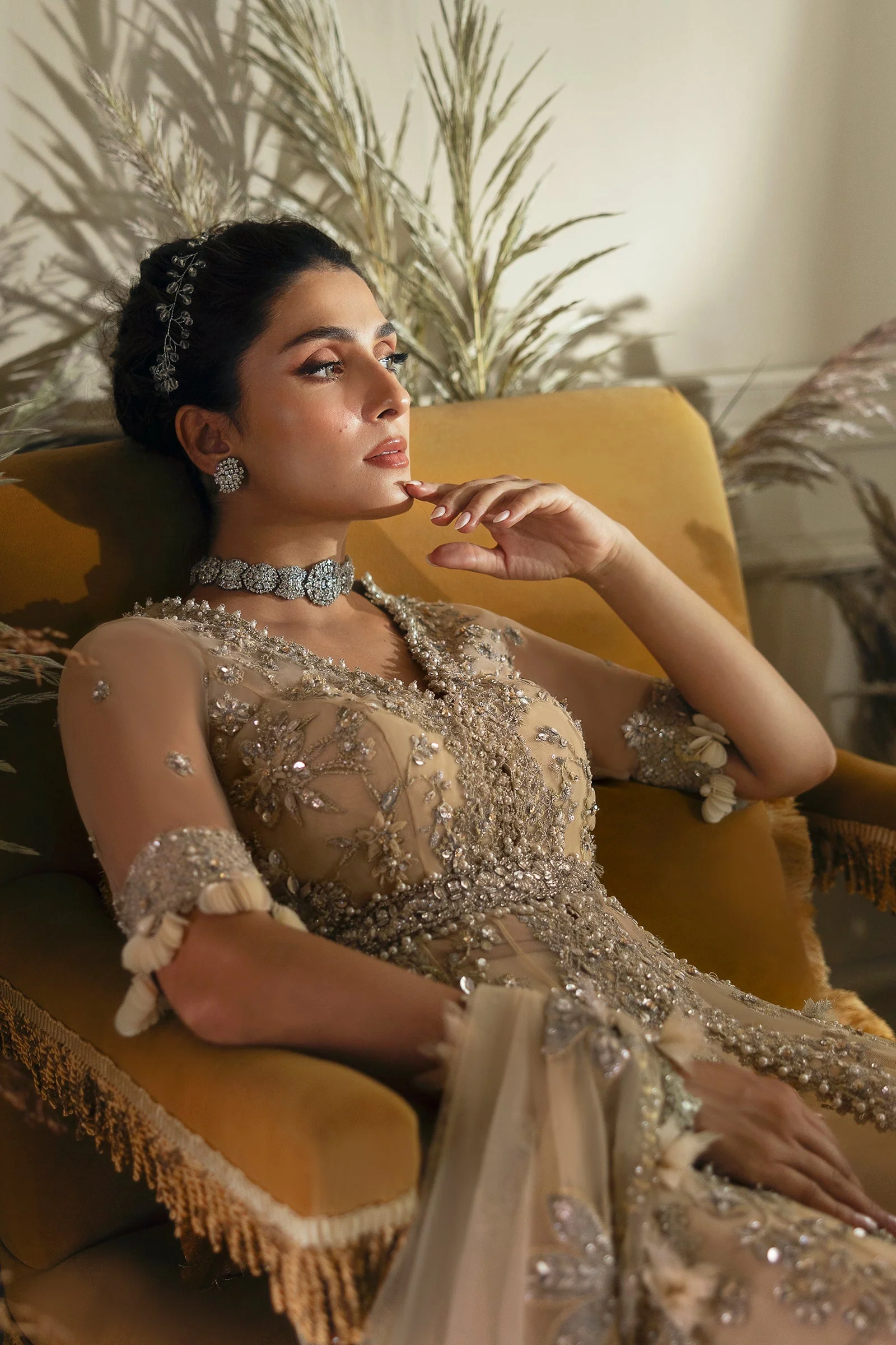 Elan x Ayeza Khan Luxury Festive Wedding Formals – PEARL OF TRANQUILITY (EC24-08) - Image 8