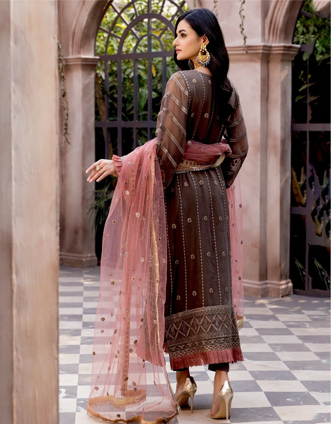 Emaan Adeel Le Festa Edit Chiffon Collection Vol-3 – LR-06 - Image 3