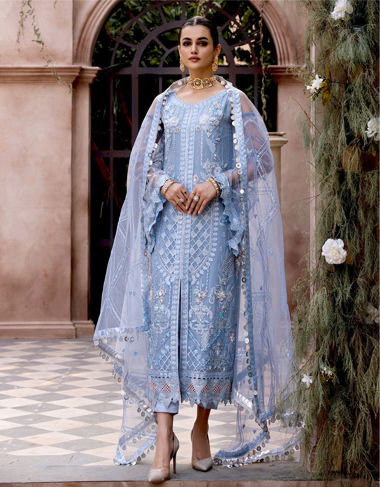 Emaan Adeel Le Festa Edit Chiffon Collection Vol-3 – LR-08