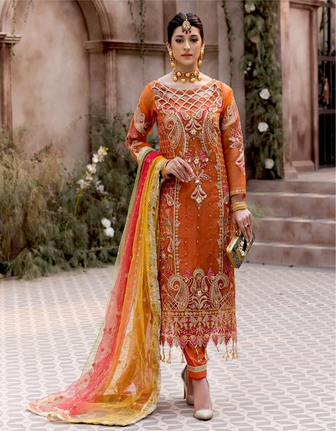 Emaan Adeel Le Festa Edit Chiffon Collection Vol-3 – LR-10
