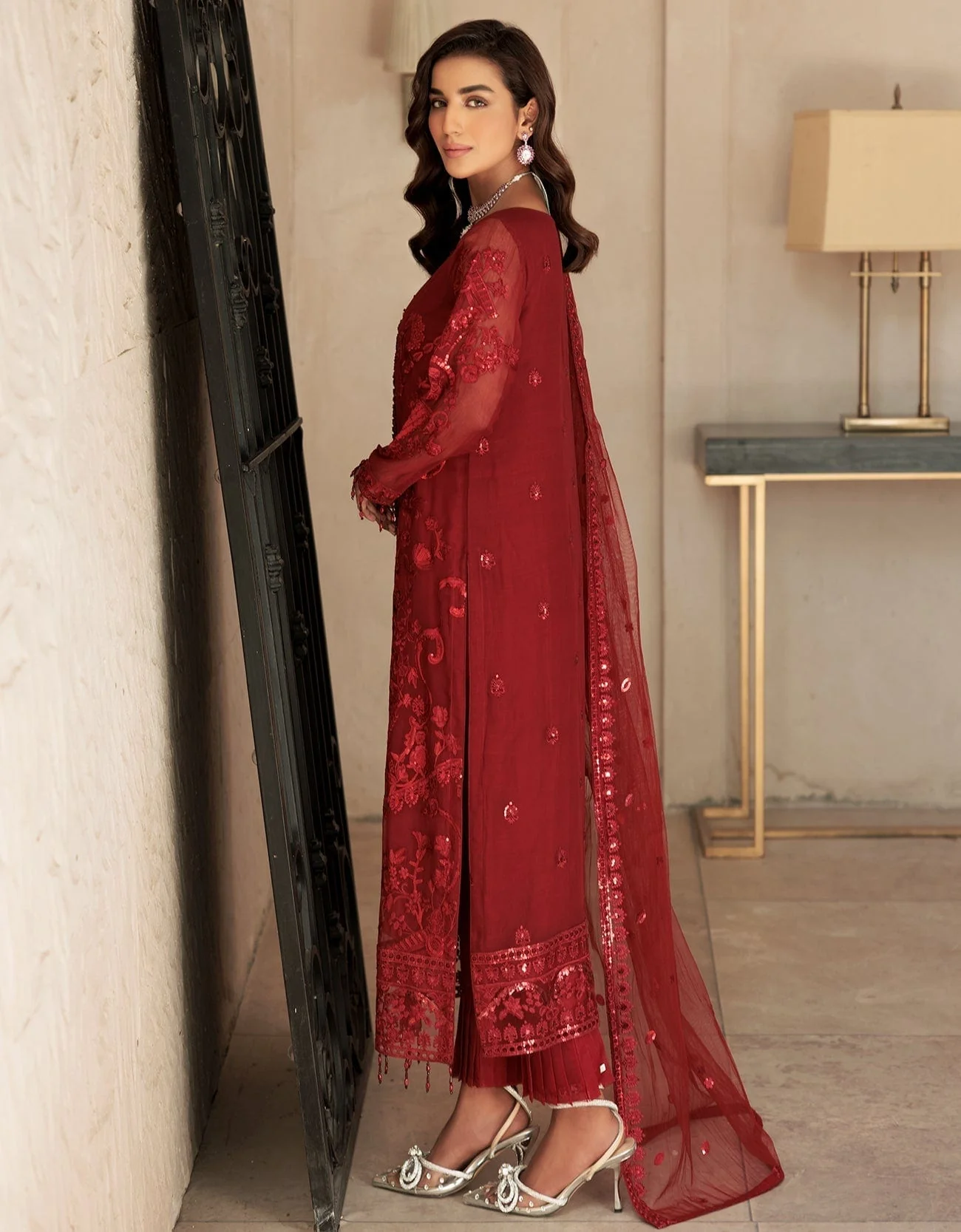 Emaan Adeel Le Festa Edit Chiffon Collection Vol-5 – LF-504 - Image 3