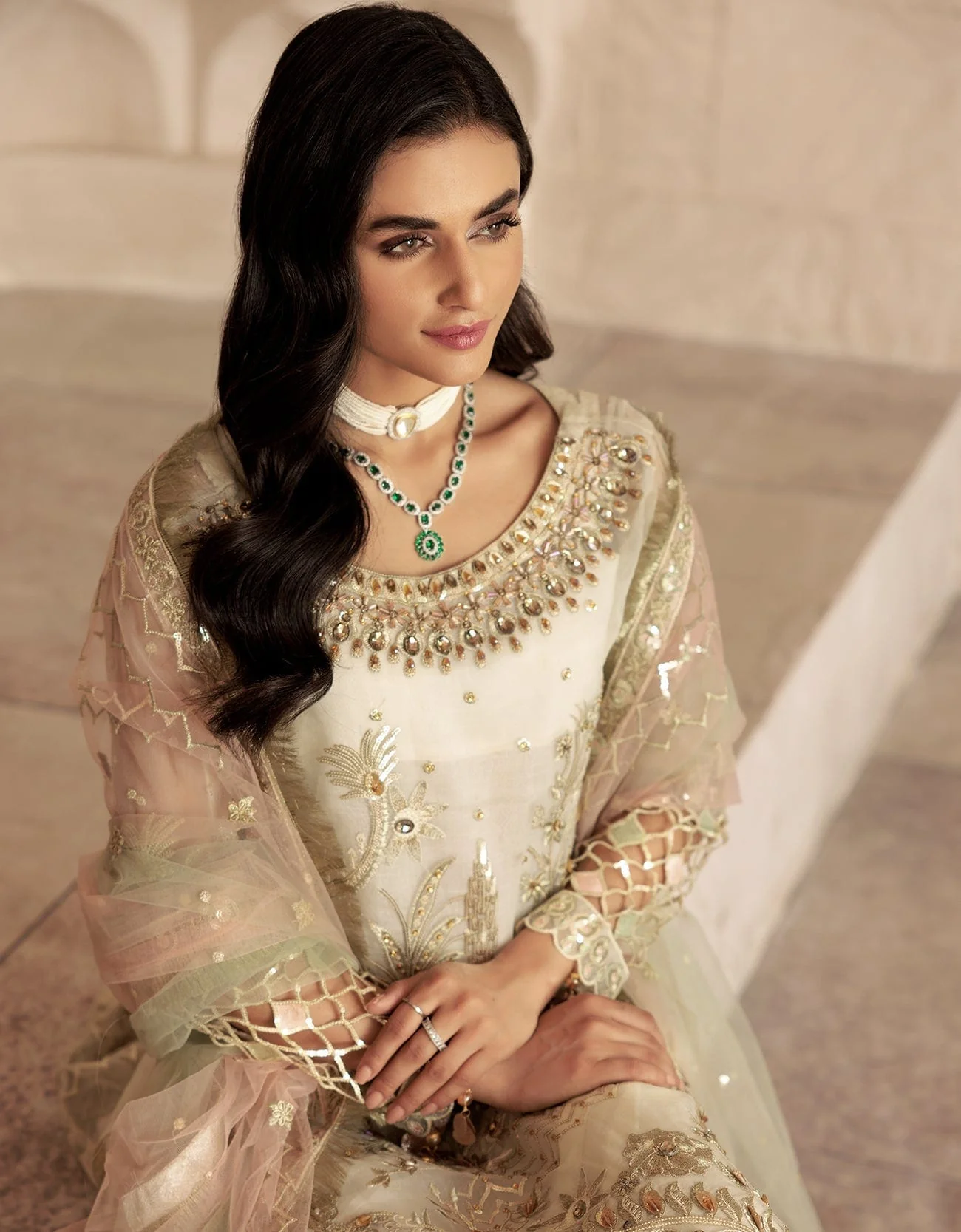Emaan Adeel Le Festa Edit Chiffon Collection Vol-5 – LF-508 - Image 5
