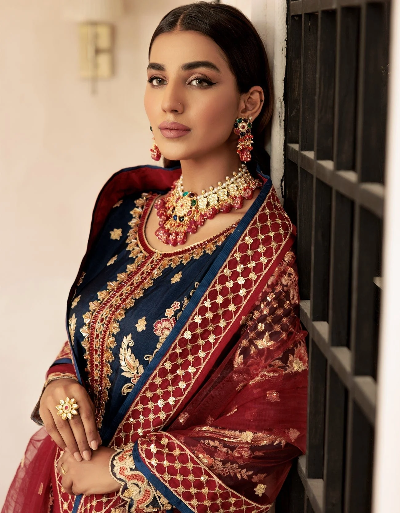 Emaan Adeel Le Festa Edit Chiffon Collection Vol-5 – LF-509 - Image 3