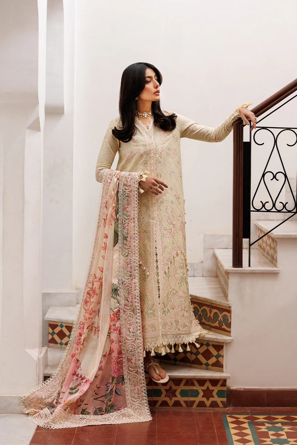Emaan Adeel Mirabelle Festive Luxury Lawn β BLOSSOM BLISS - Image 8