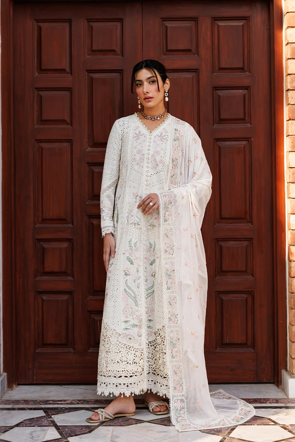 Emaan Adeel Mirabelle Festive Luxury Lawn – SERAPH - Image 5
