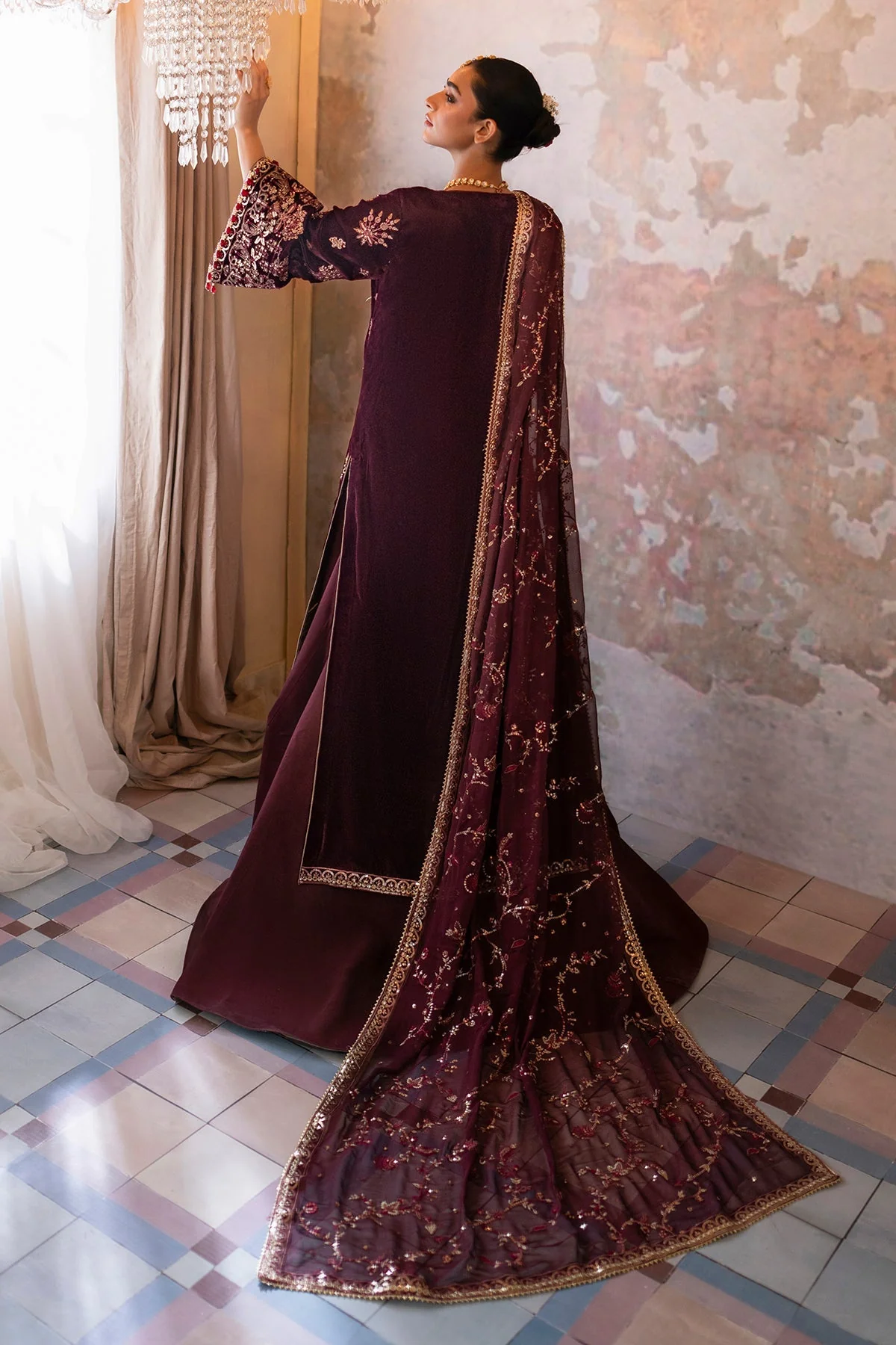 Emaan Adeel Saanjh Luxury Velvet Edit – Tanish - Image 6